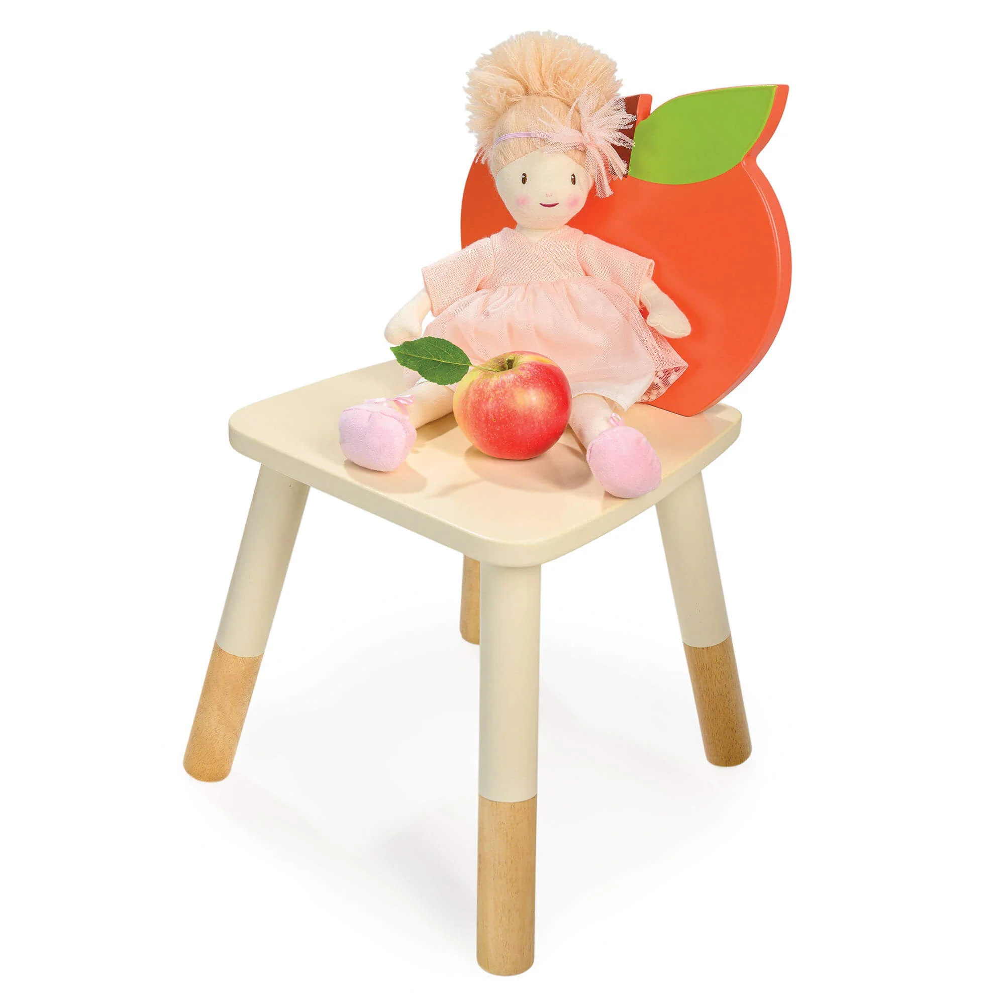 Mentari Toys 橡胶木儿童苹果椅
