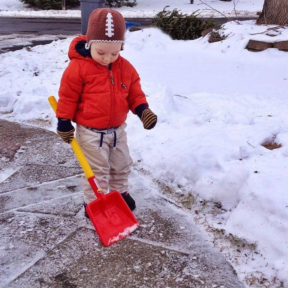 Spielstabil Children's Long Handled Flat Shovel for Sand, Snow and Garden