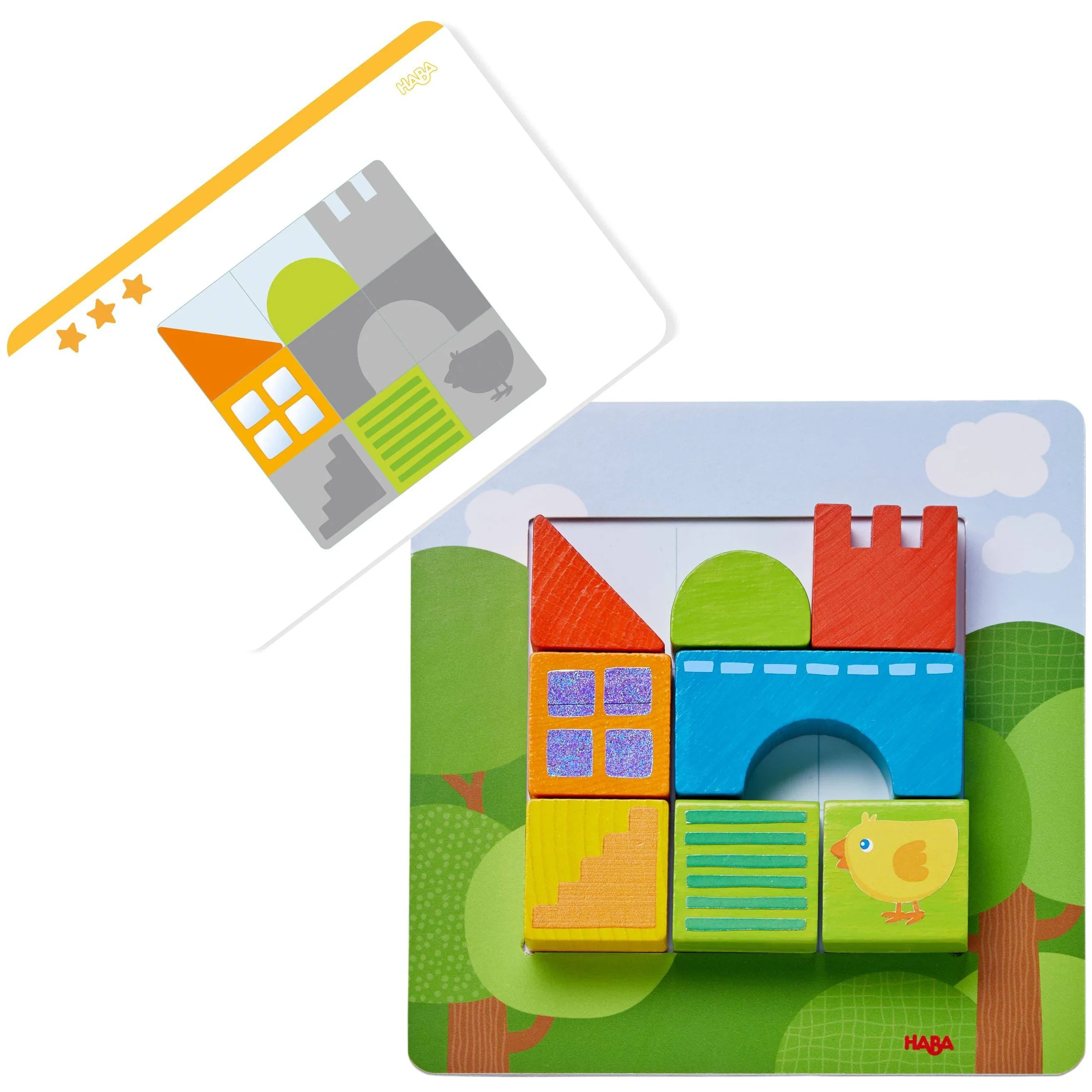 Animal Squares Arranging Game with Frog, Cat and Mouse