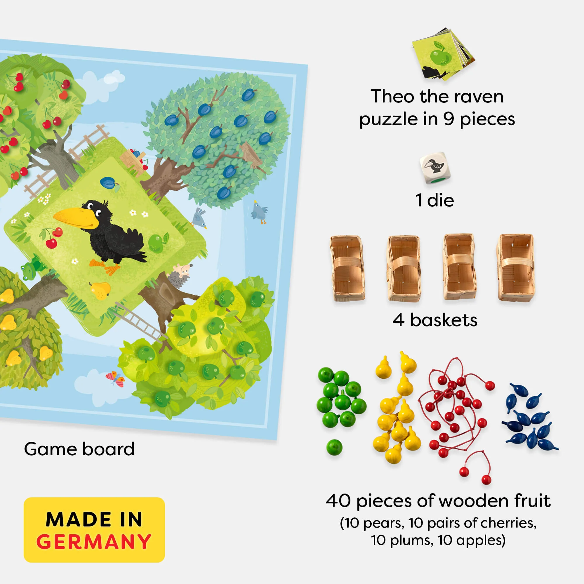 Orchard Cooperative Board Game for 1-8 Players