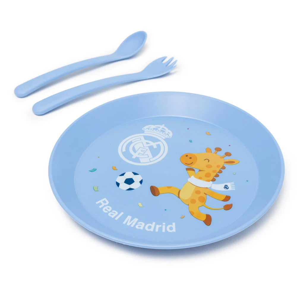 Real Madrid Kiddie Meal Set for Little Fans Ages 0-3