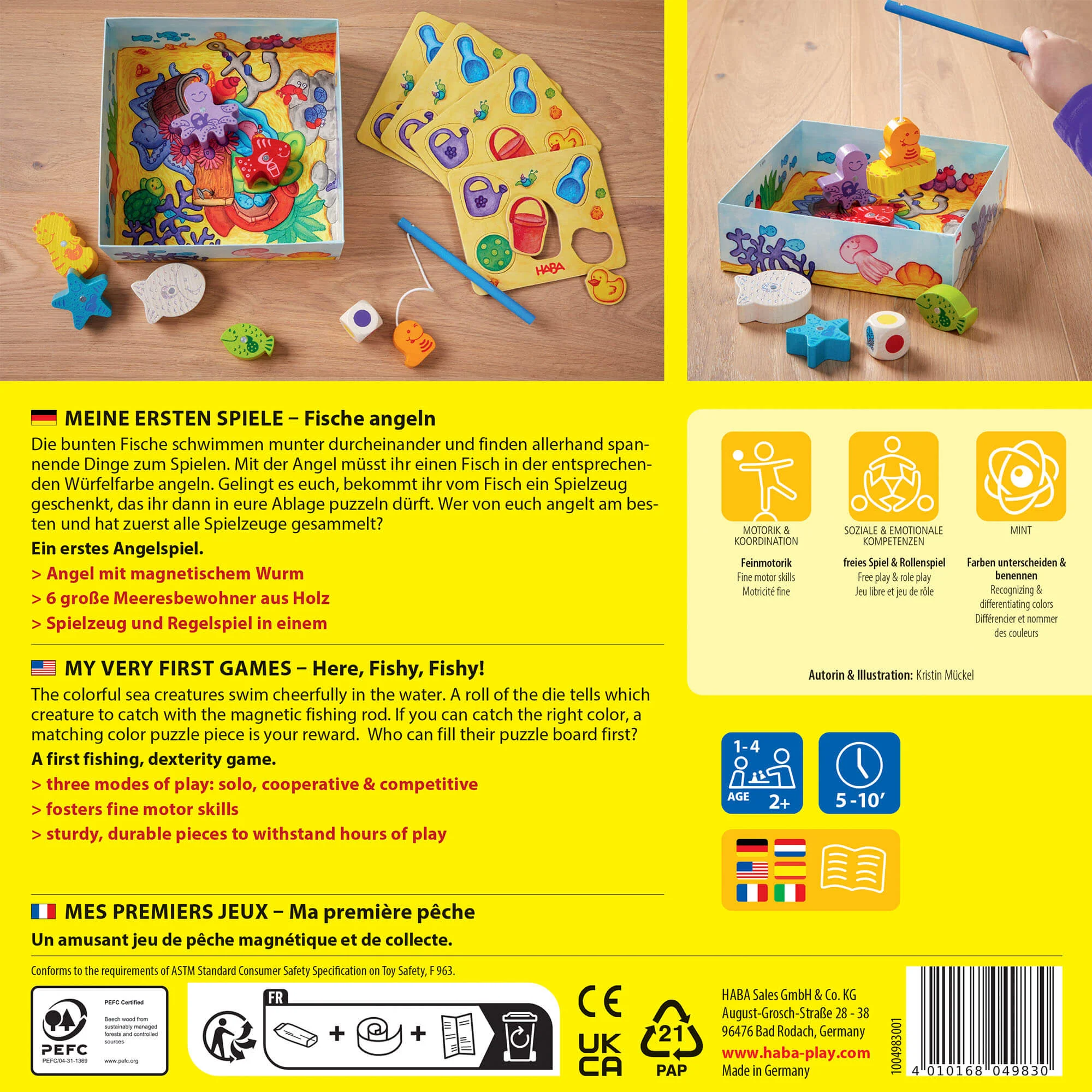 Here, Fishy, Fishy German Version Very First Game for Ages 2+