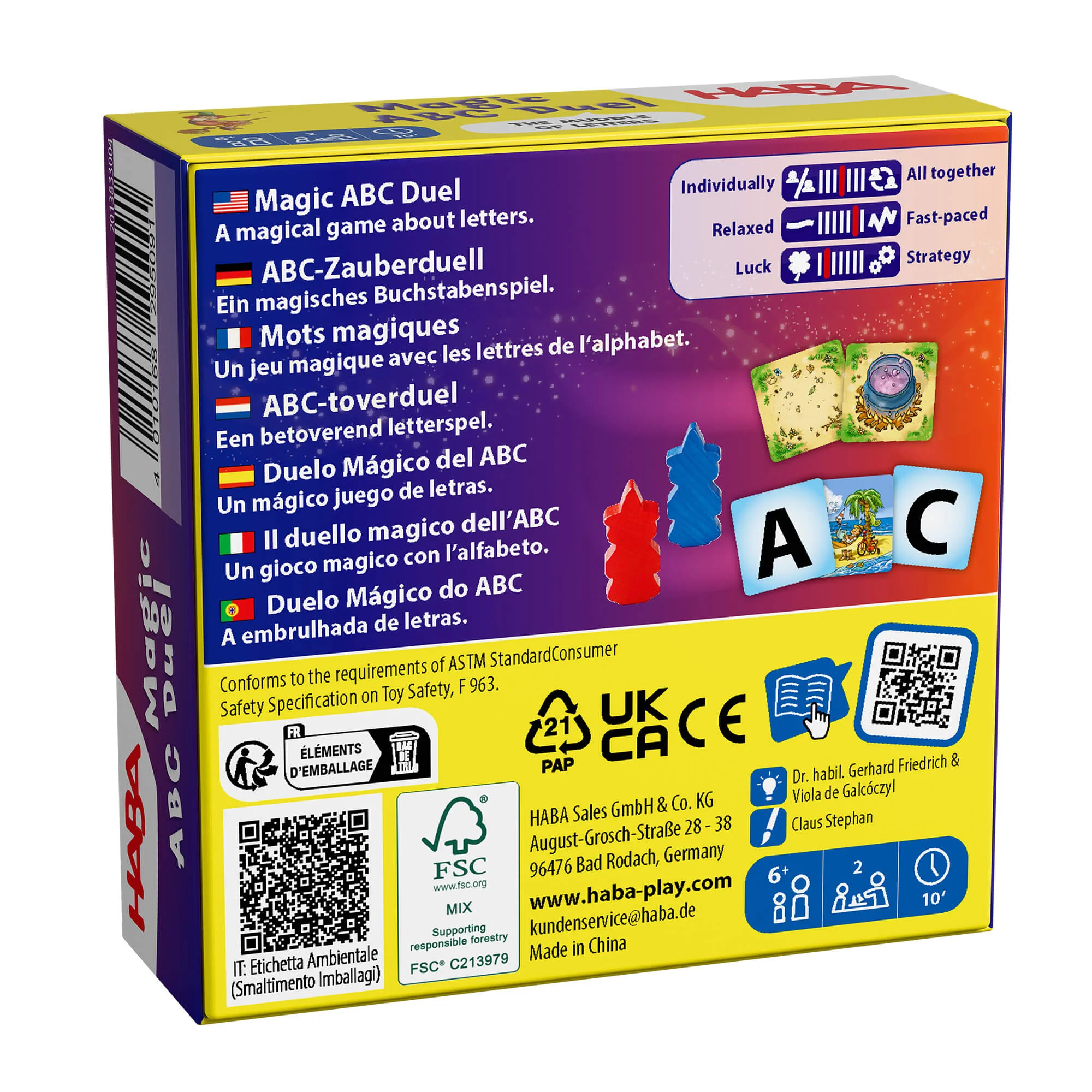 Magic ABC Duel Letter Recognition Game with Witch Allegra