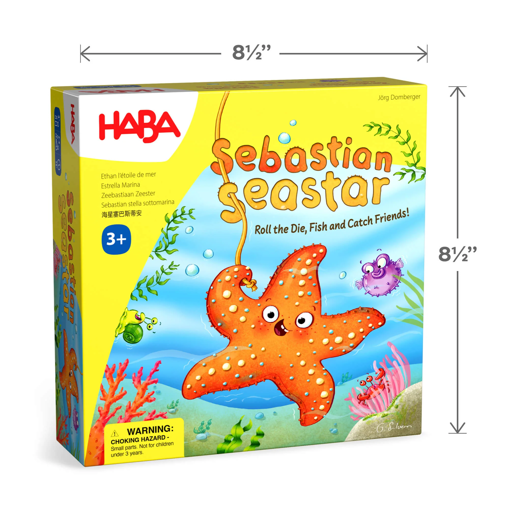 Sebastian Sea Star Fishing Game for 2-4 Players Ages 3 and Up