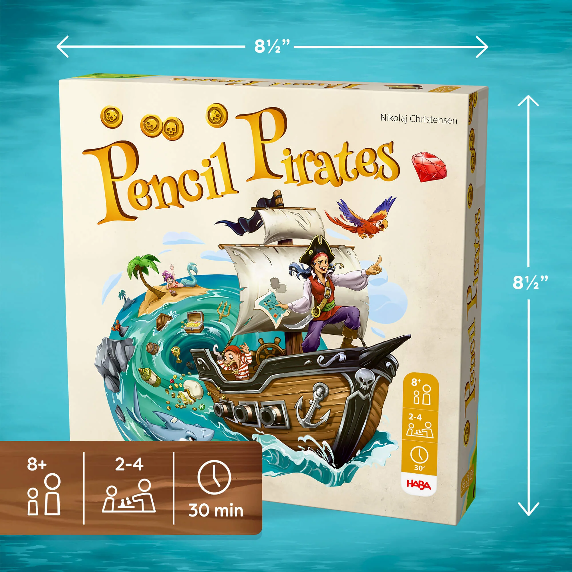 Pencil Pirates 家庭绘画寻宝游戏