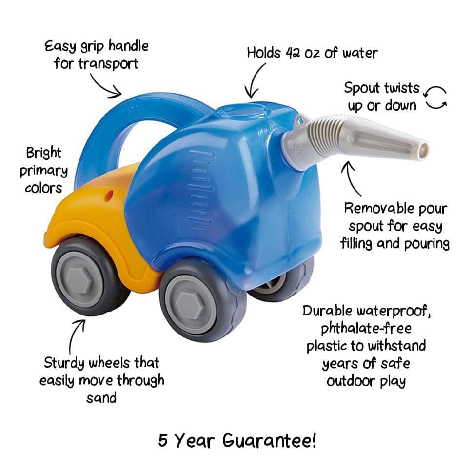 Sand Play Tanker Truck with Funnel for Beach and Sandbox Play