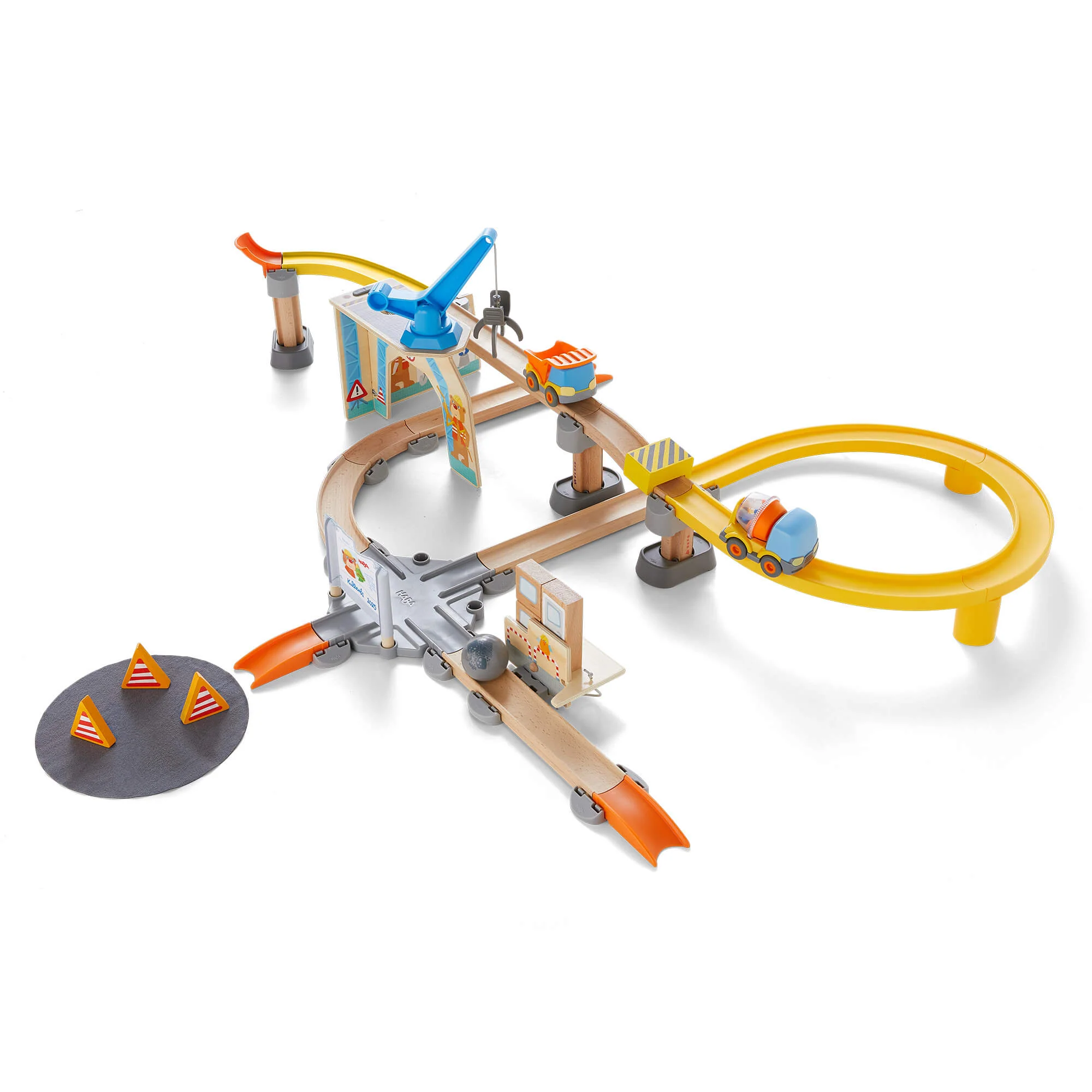 Kullerbü Construction Zone Play Track Set for Little Builders