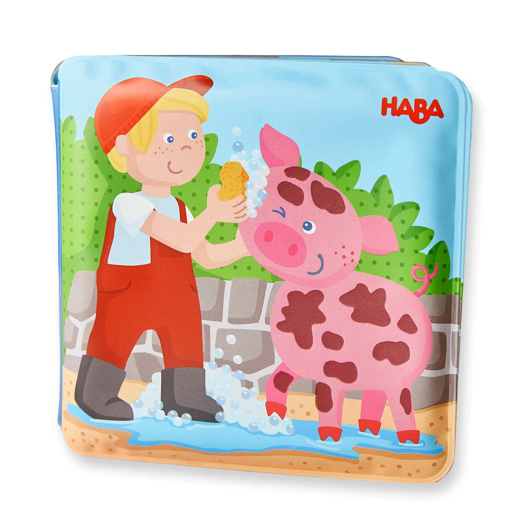 Farm Animal Wash Away Bath Book with Magic Color Change