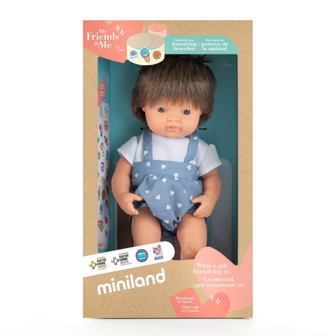 Miniland 15" Asian Boy Doll for Inclusive Empathy Play