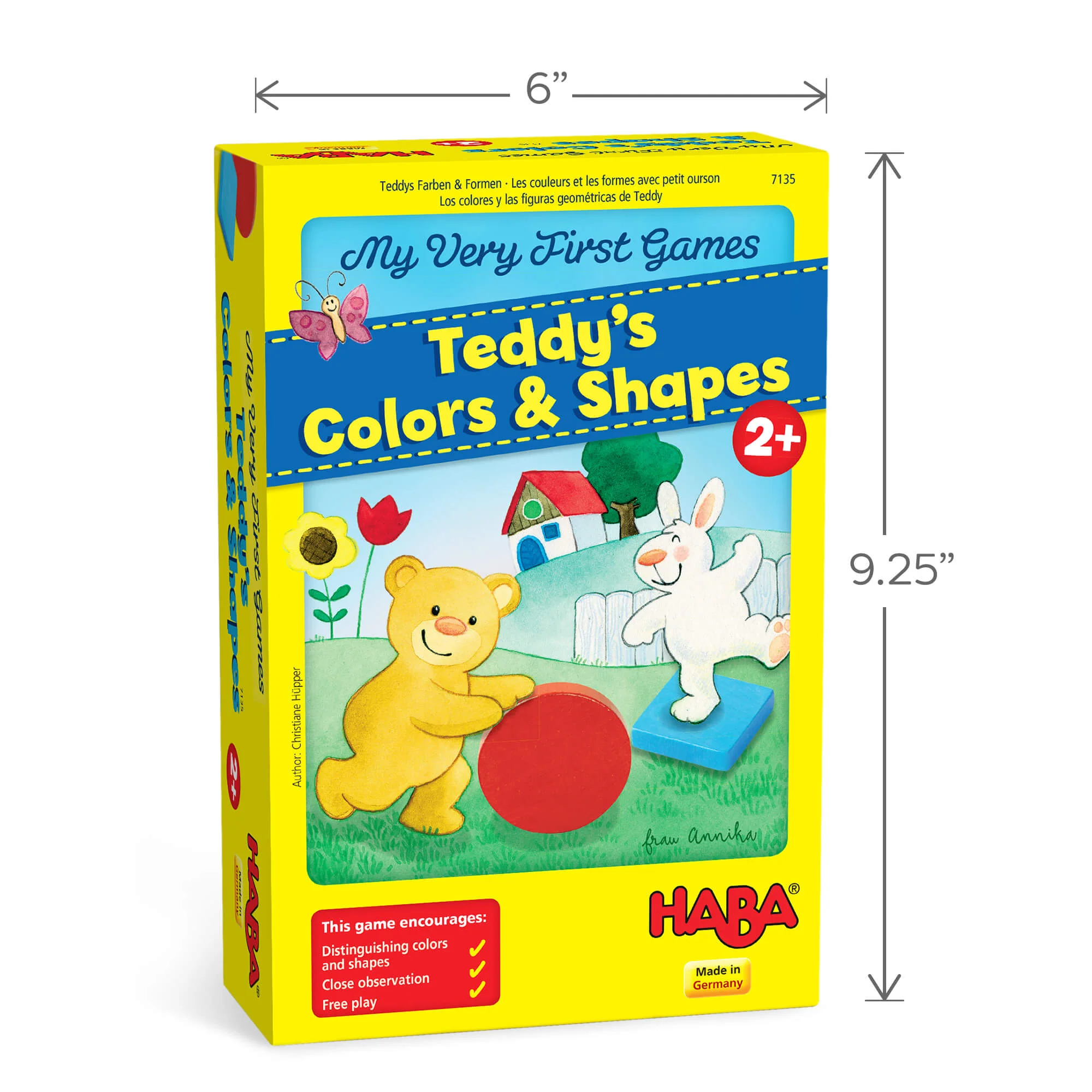 My Very First Games - Teddy's Colors and Shapes Toddler Board Game