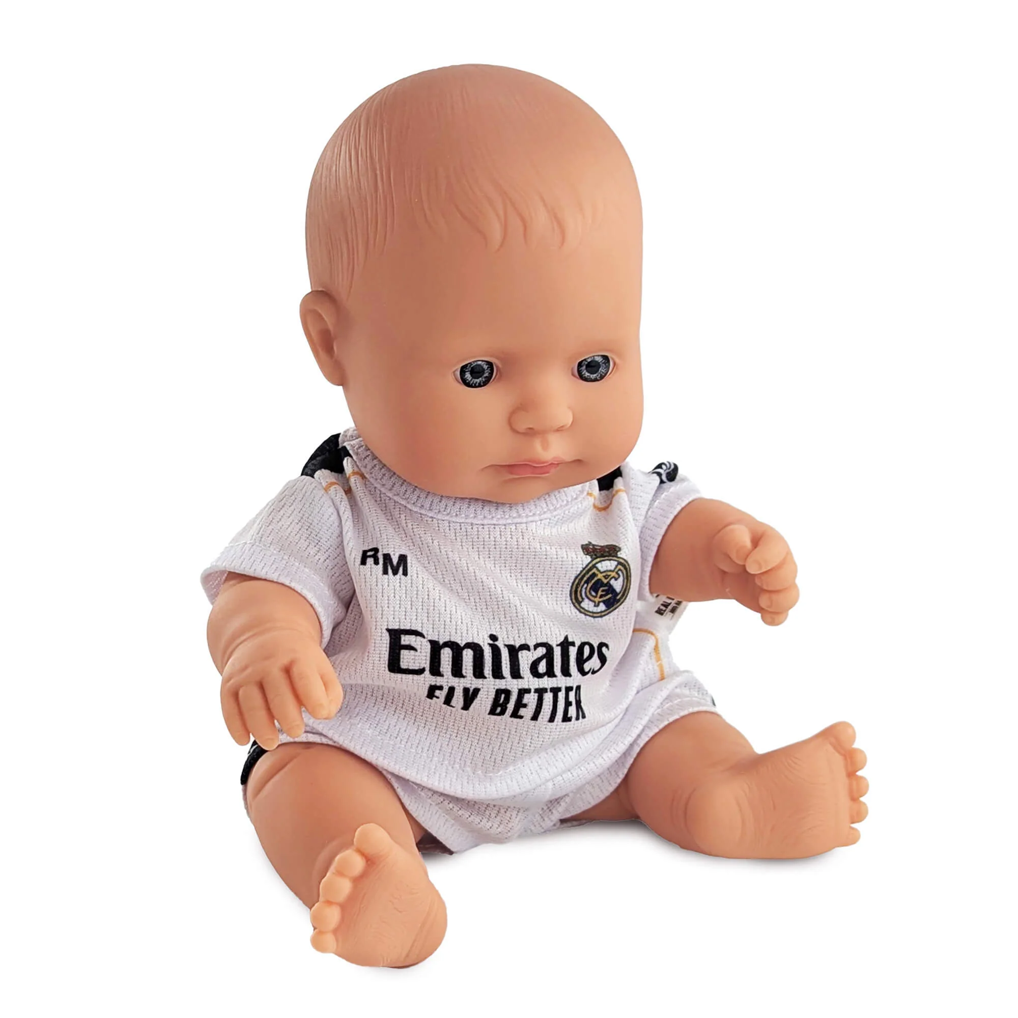 Miniland Real Madrid Soccer Boy Doll in Home Kit