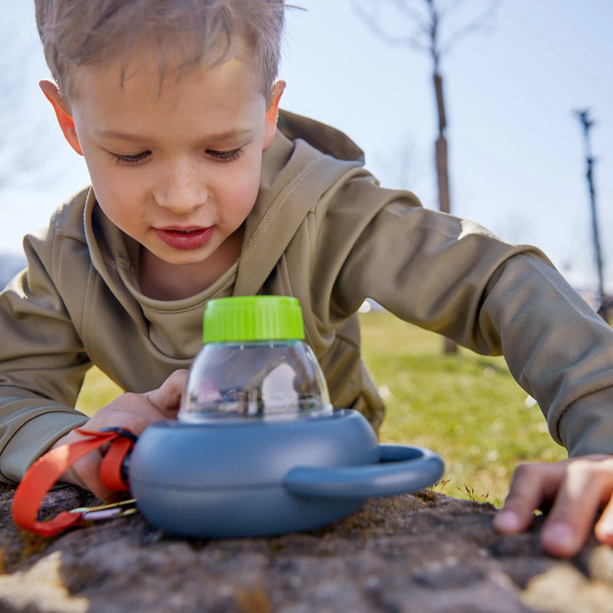 Terra Kids Exploration Magnifier with Carabiner Clip and Mirror
