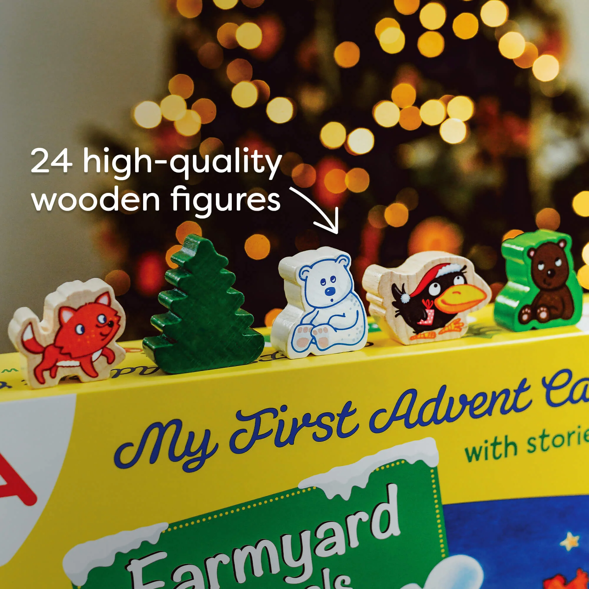 My First Advent Calendar Farmyard Animals with Theo the Raven Storybook