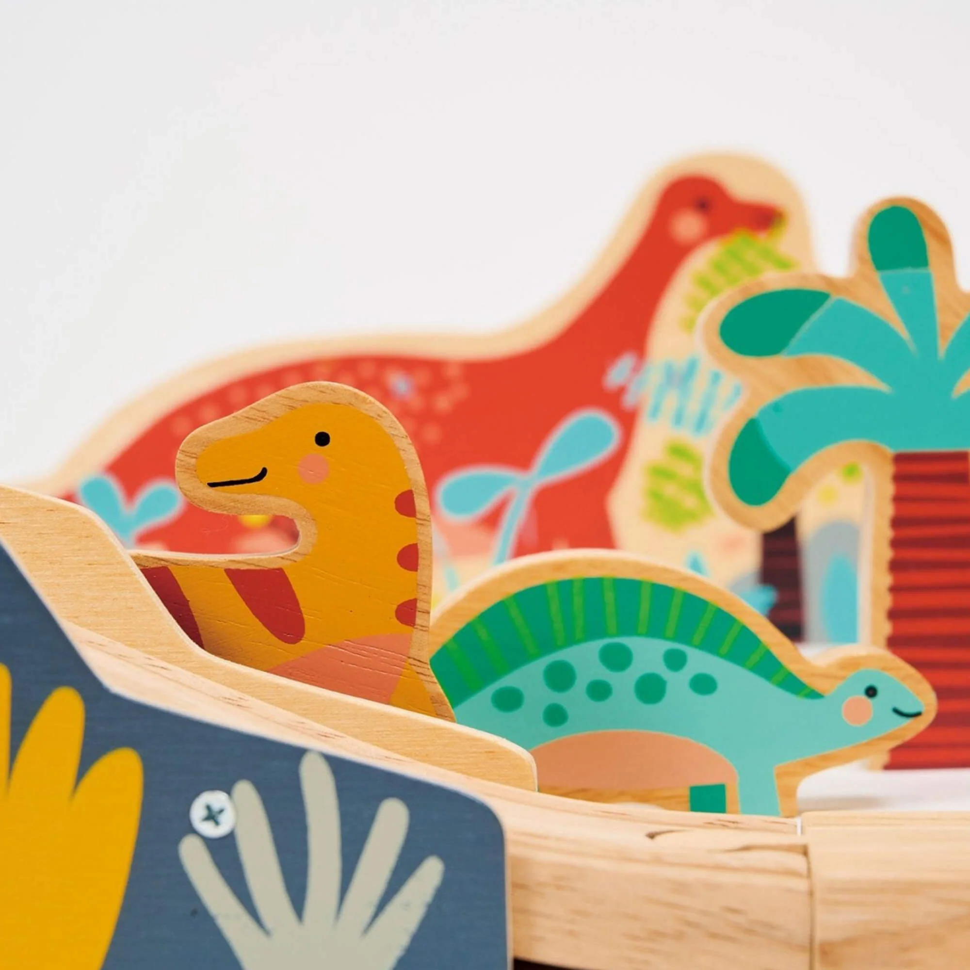 Lost World Dinosaur Railway Set by Mentari Toys