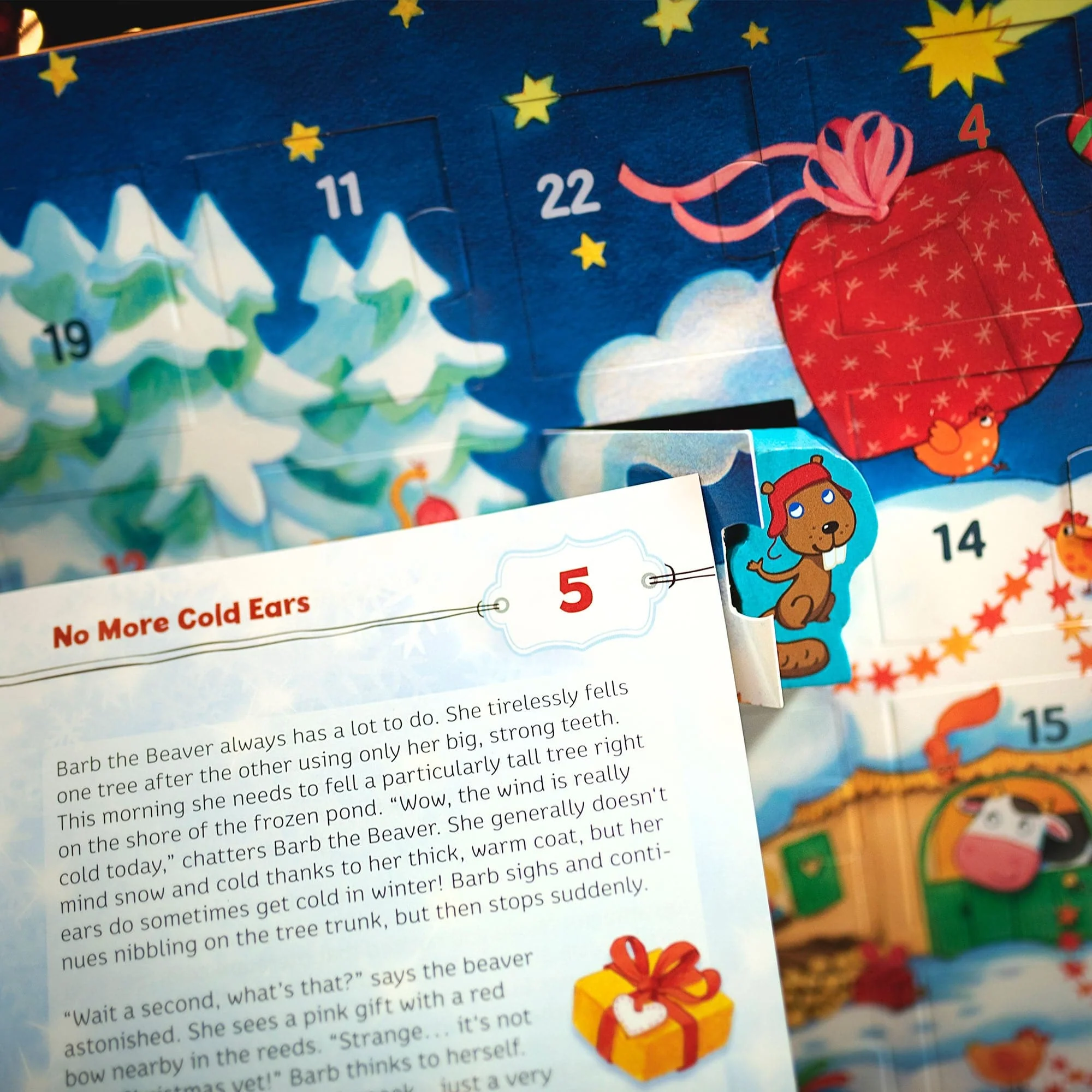 My First Advent Calendar Farmyard Animals with Theo the Raven Storybook
