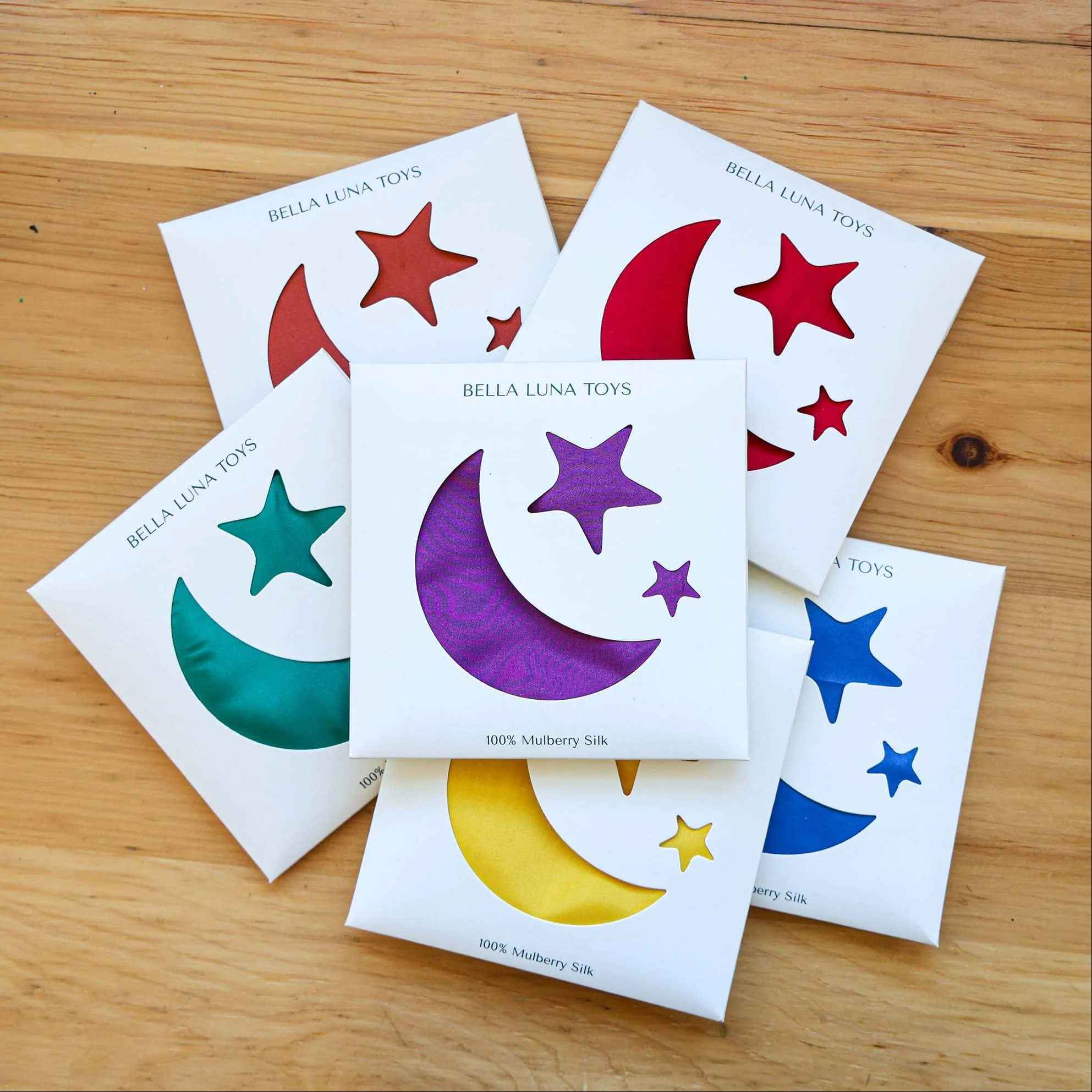 Bella Luna Toys 经典彩虹玩耍丝巾（桑蚕丝）
