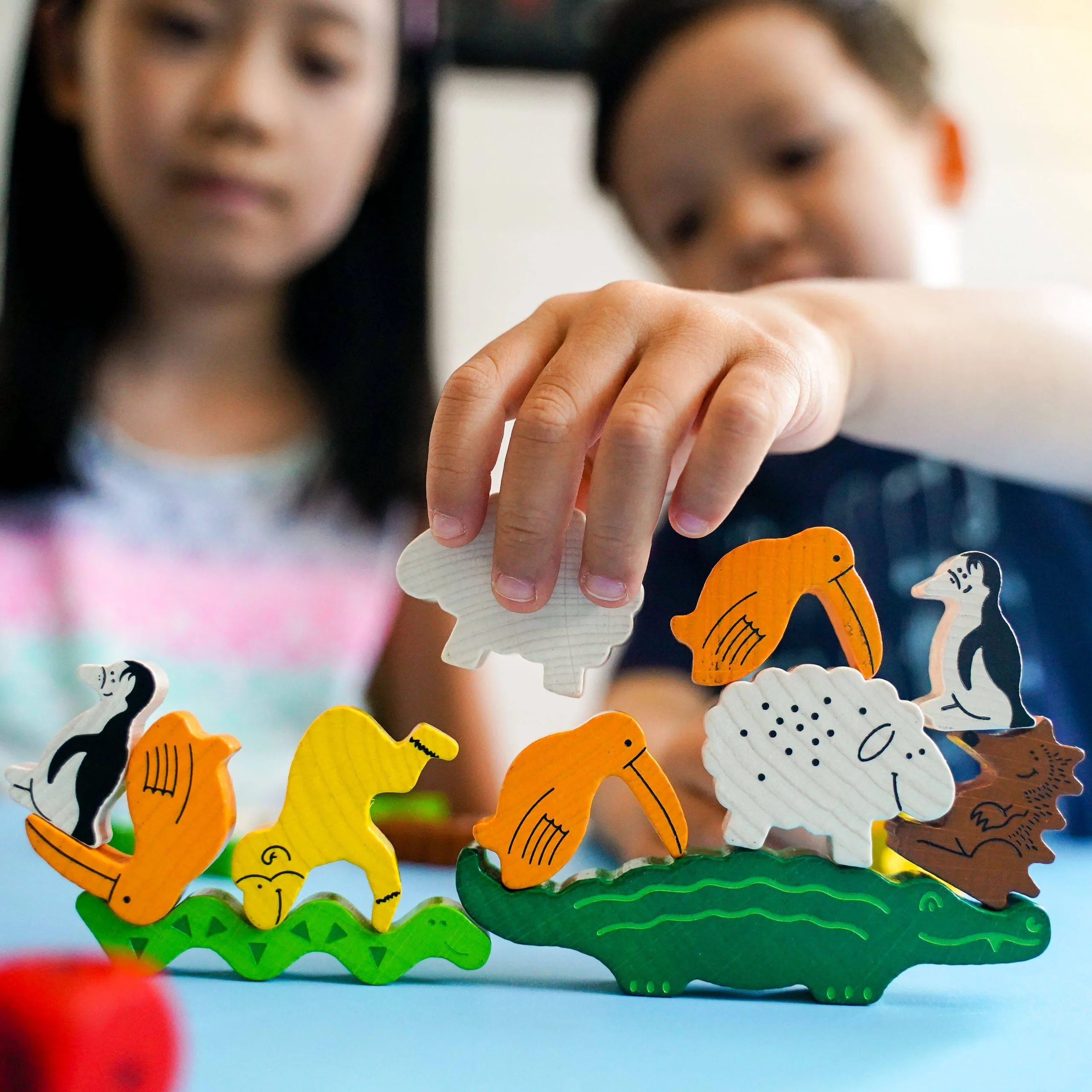 Animal Upon Animal Stacking Game, Compact Version