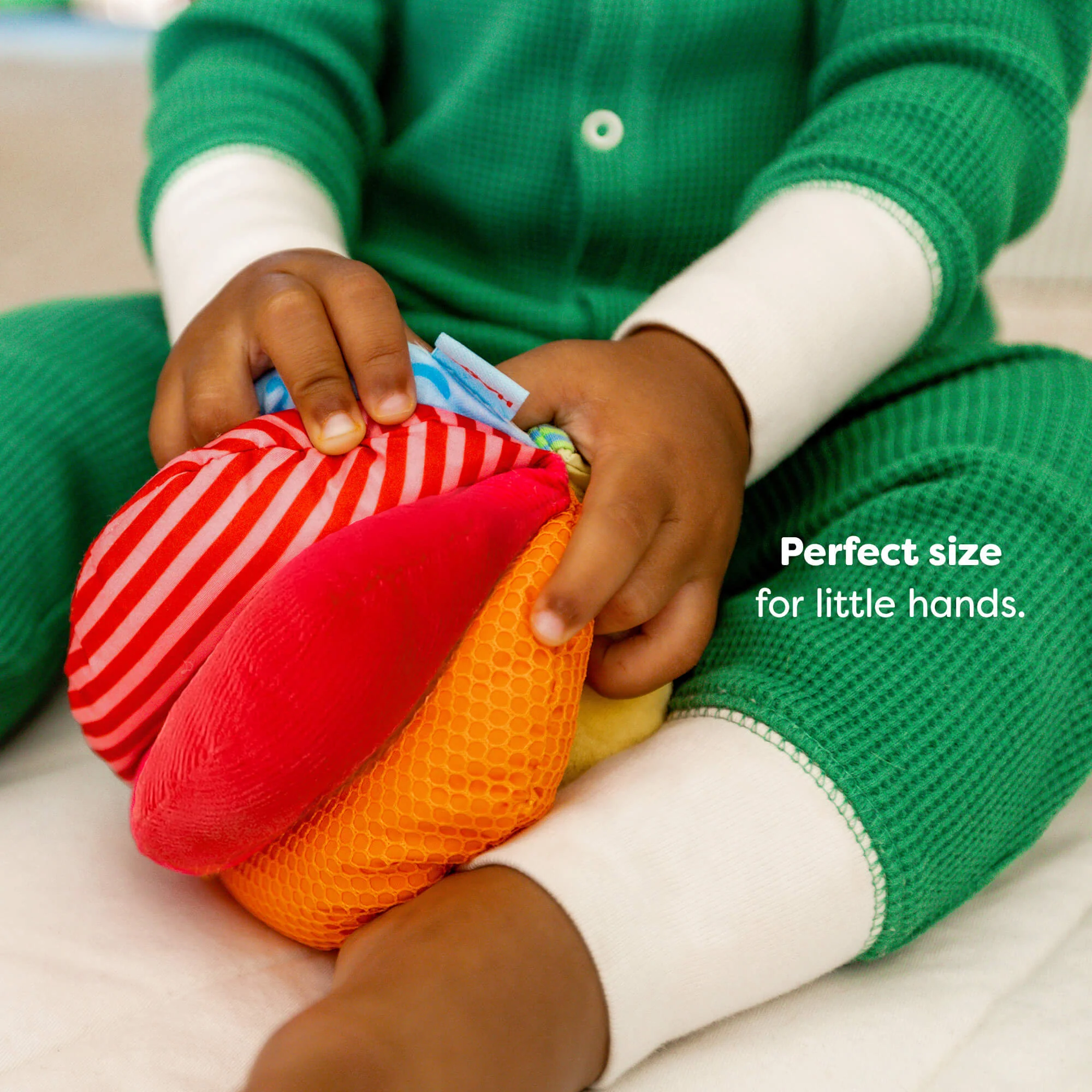 HABA Rainbow Fabric Baby Ball for Sensory Play and Early Motor Skills
