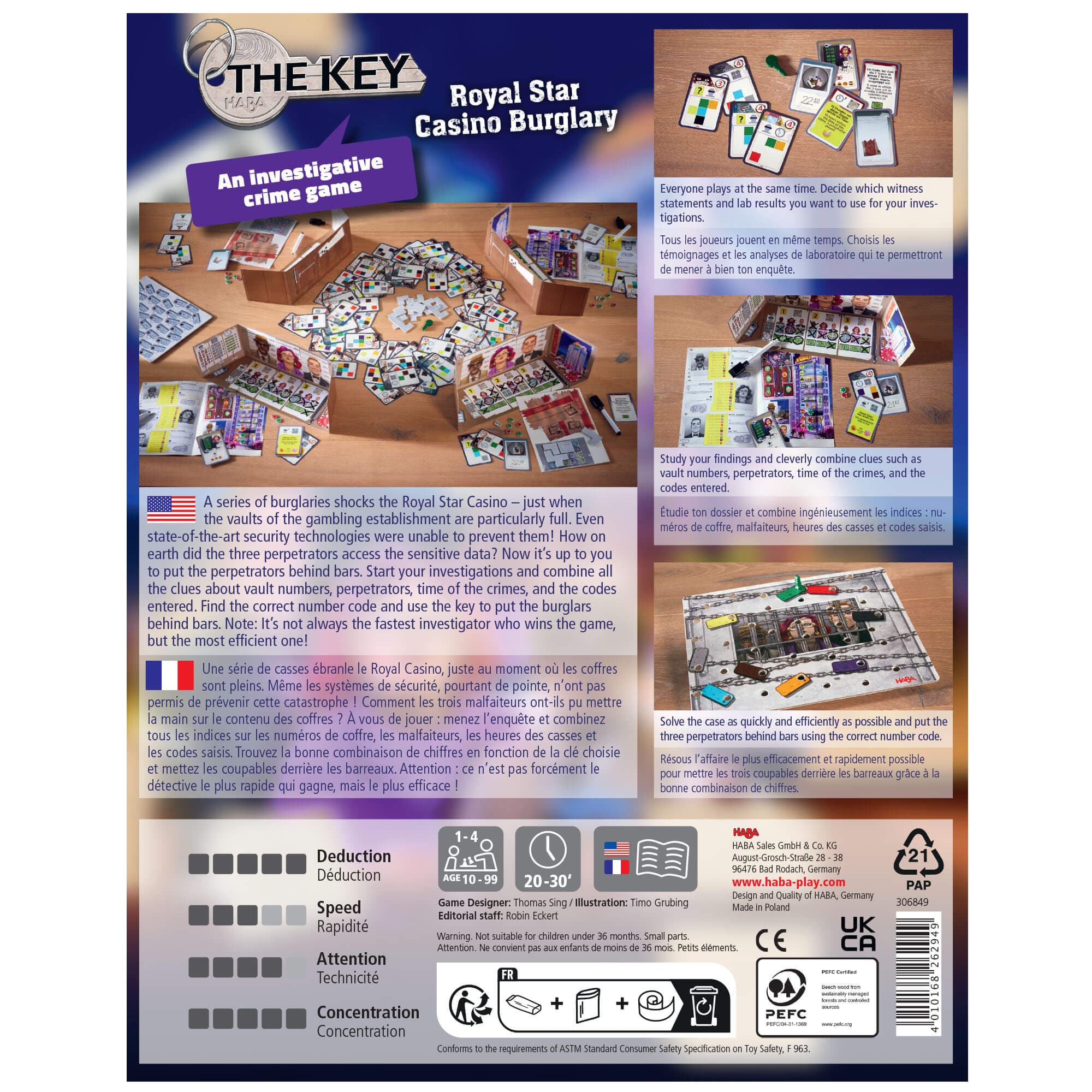 The Key Royal Star Casino Burglary Mystery Game