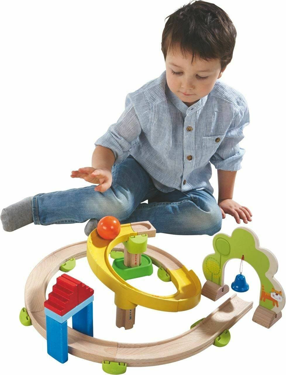 Kullerbu Spiral 26 Piece Starter Track Set by HABA