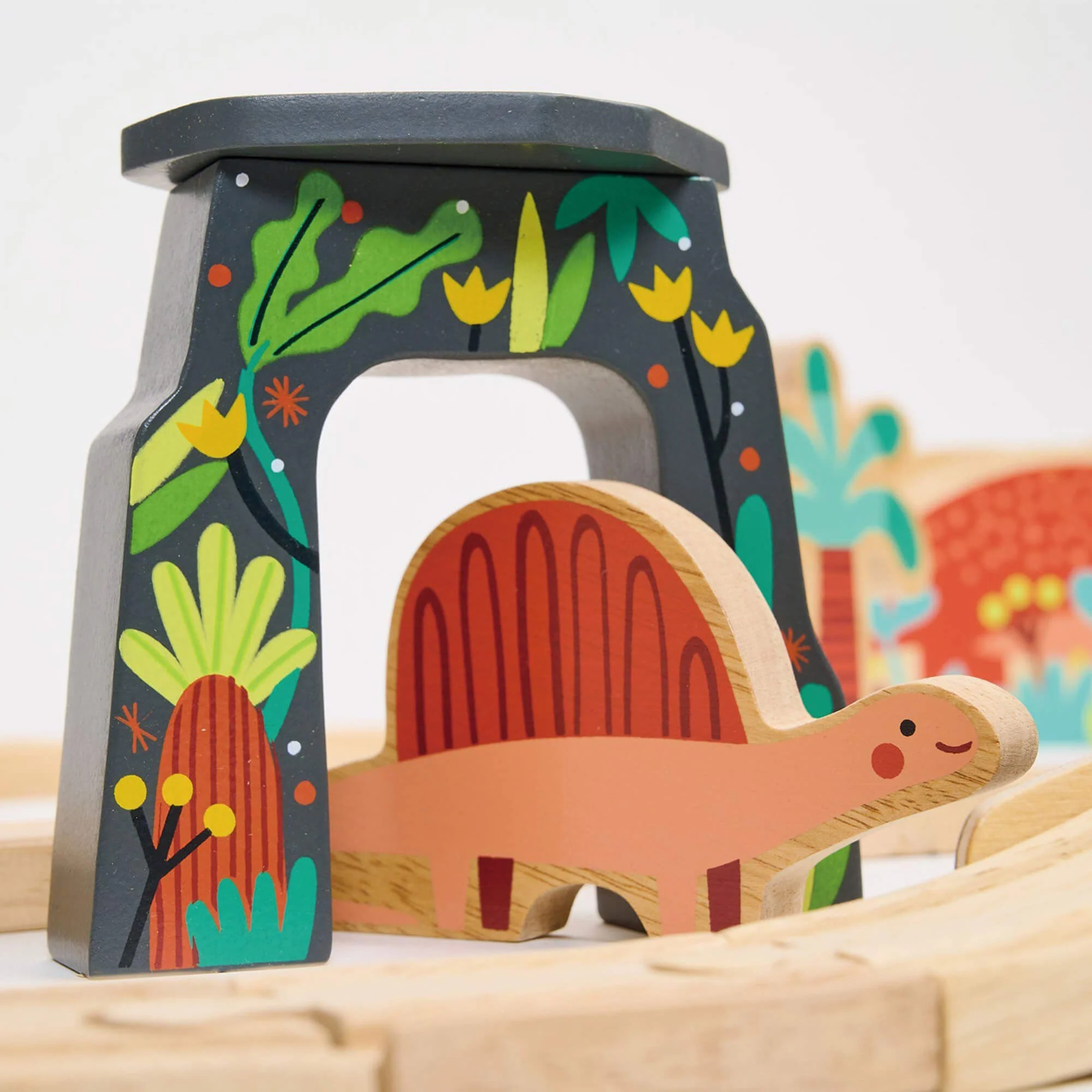 Lost World Dinosaur Railway Set by Mentari Toys