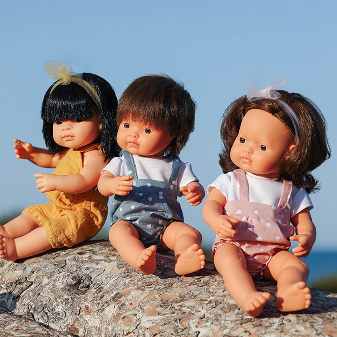 Miniland 15" Asian Boy Doll for Inclusive Empathy Play