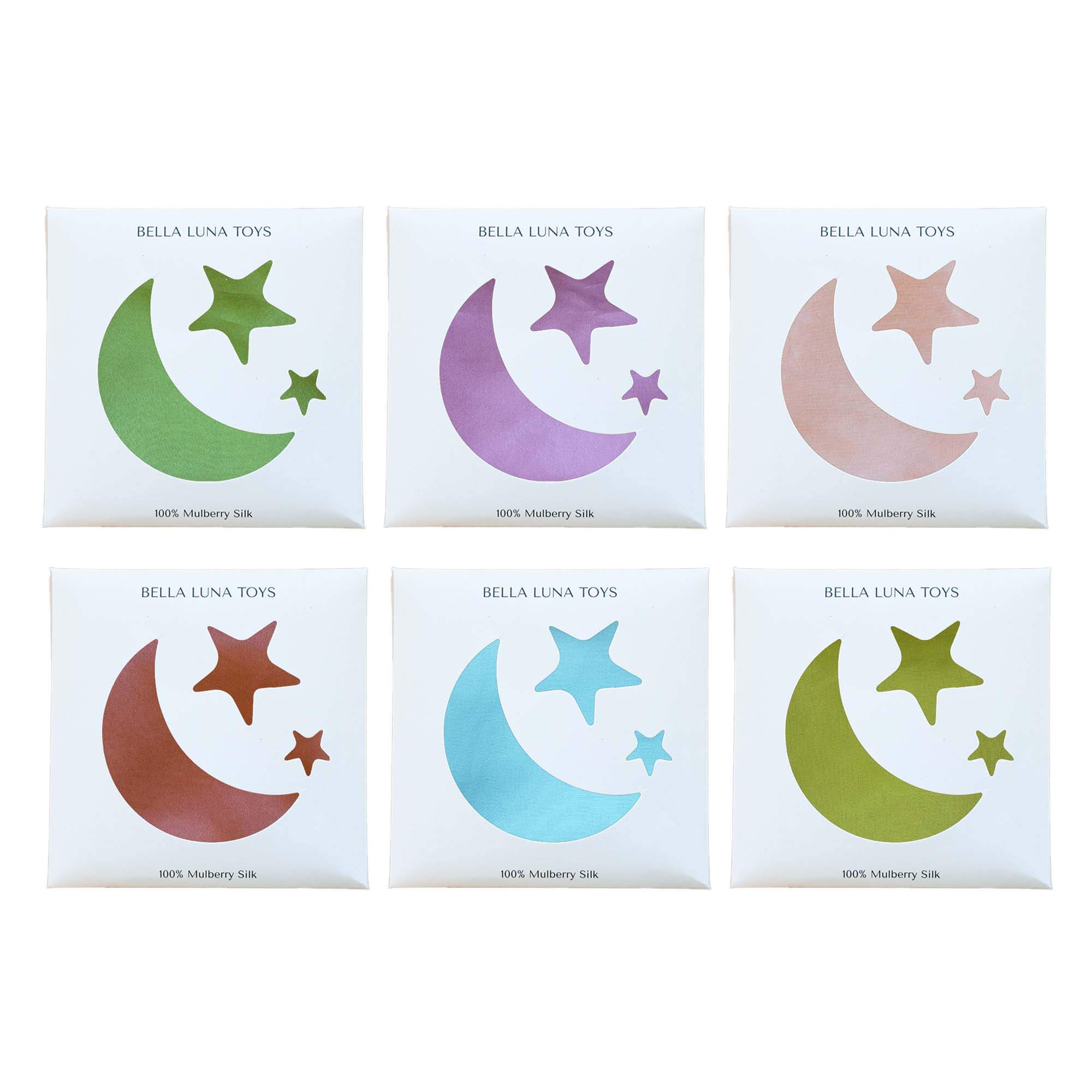 Bella Luna Toys Earth Mother Play Silks in Six Nature-Inspired Shades