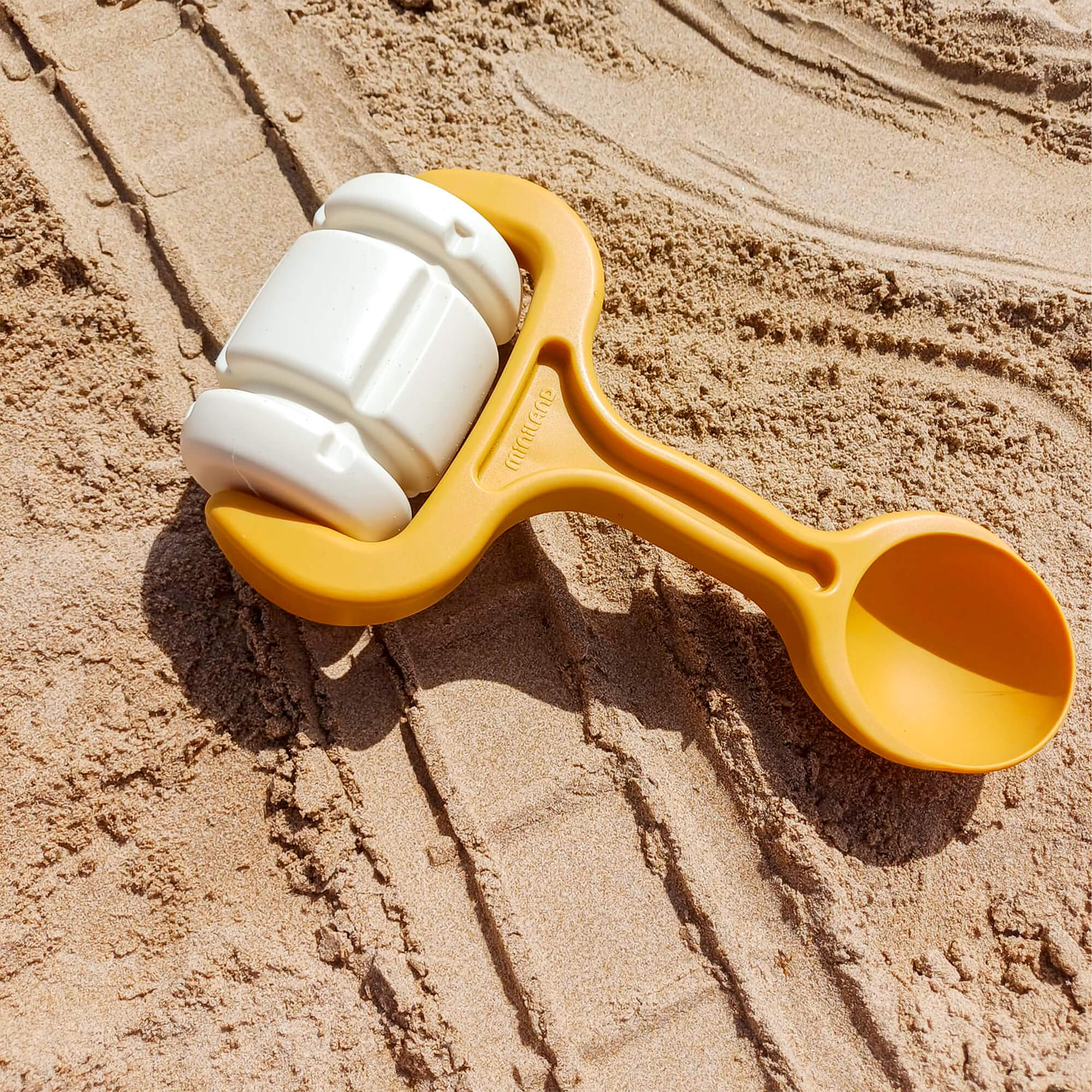 Miniland Eco Sand Roller Toy for Kids to Make Train Tracks