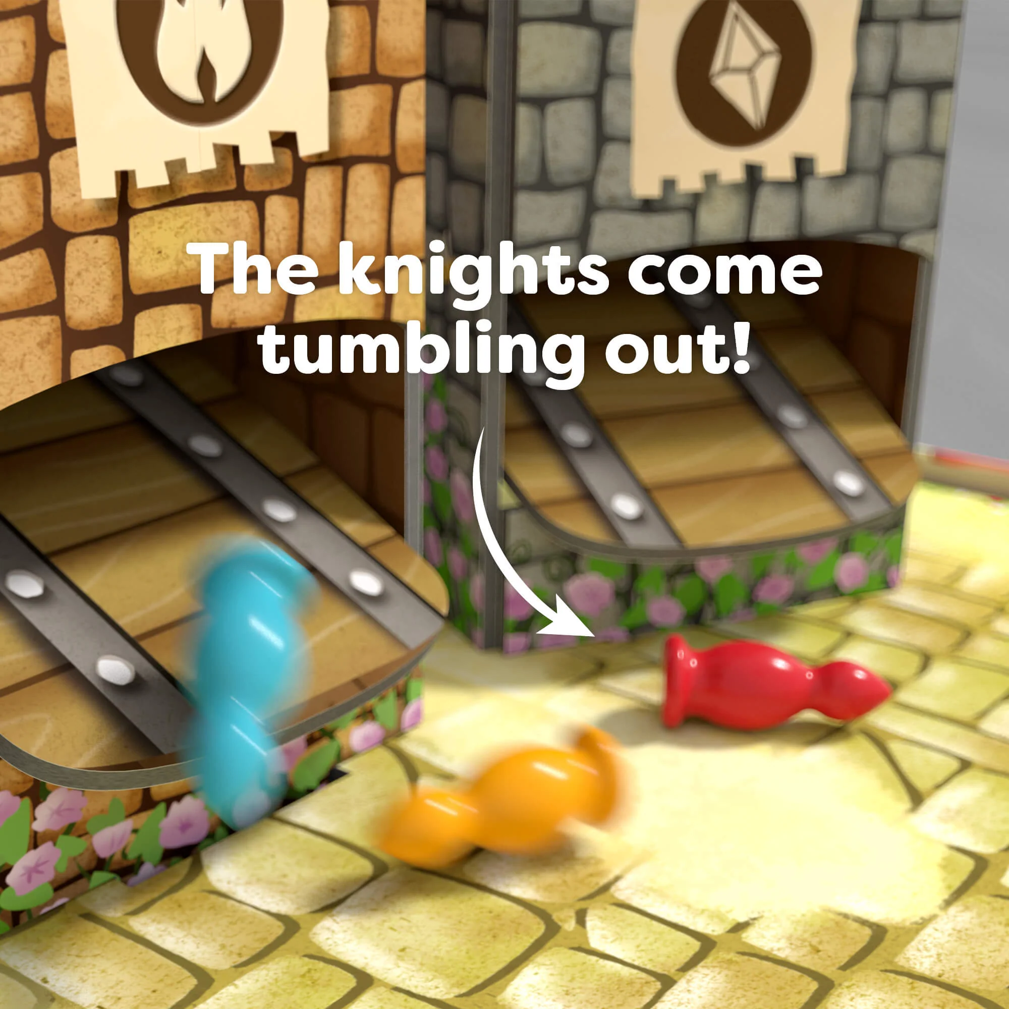Knuckling Knights Dragon Spectacle Family Game for Kids