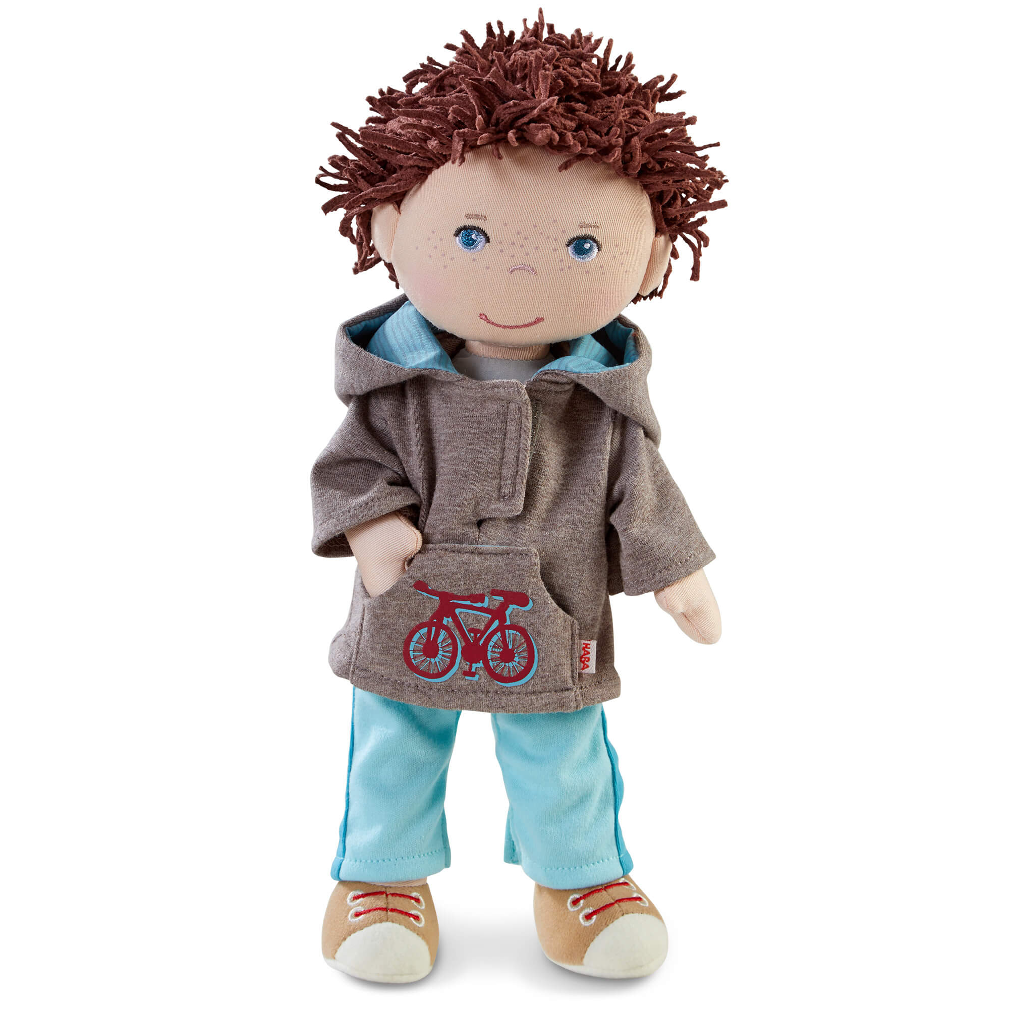 Doll Lian with Hoodie Soft Doll with Chenille Hair