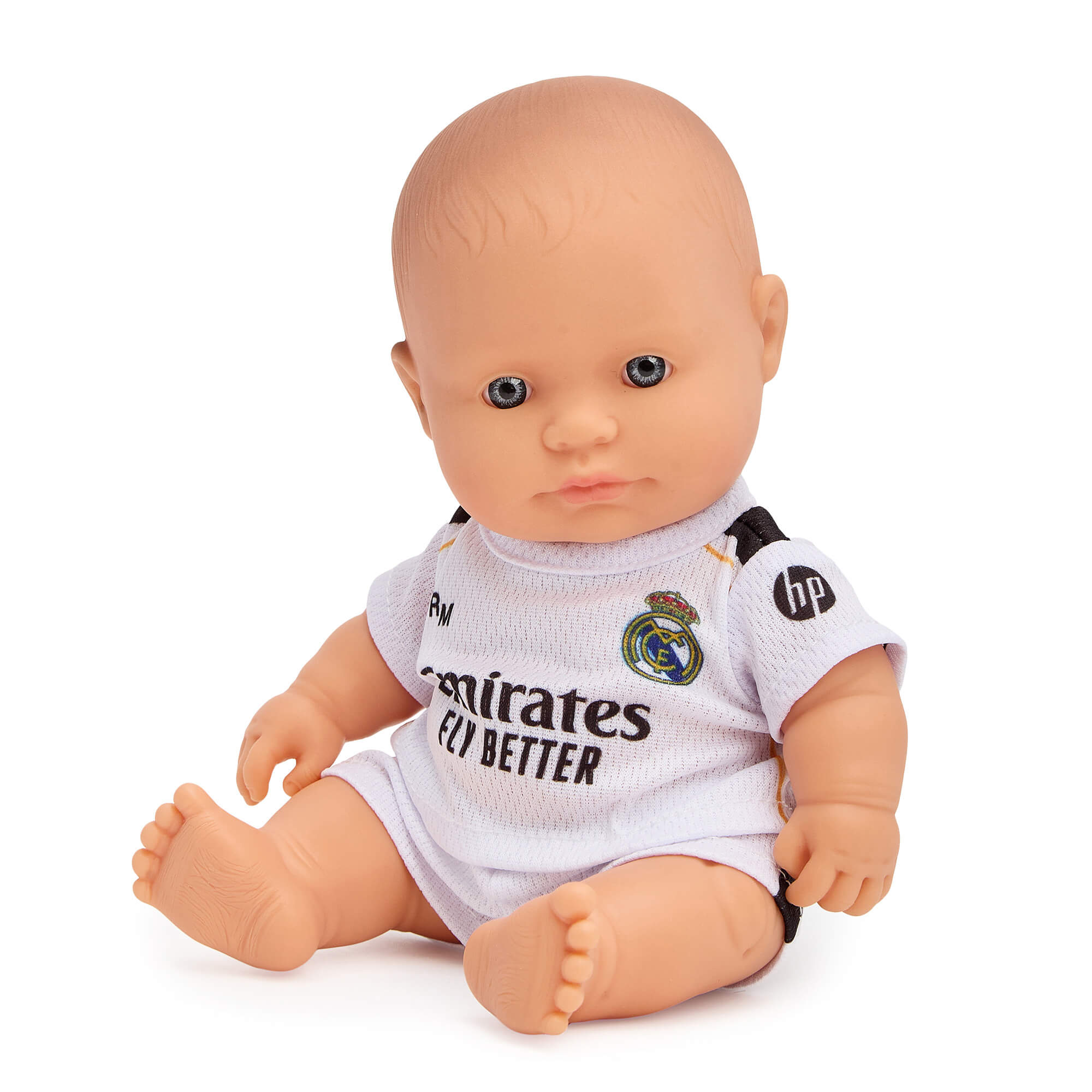 Miniland Real Madrid Baby Doll in Official Home Kit