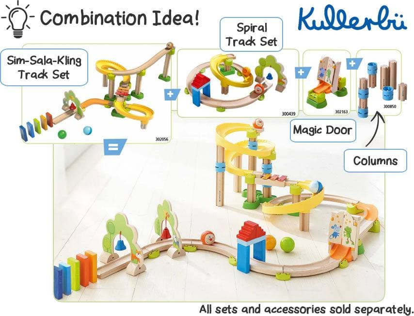 Kullerbu Spiral 26 Piece Starter Track Set by HABA
