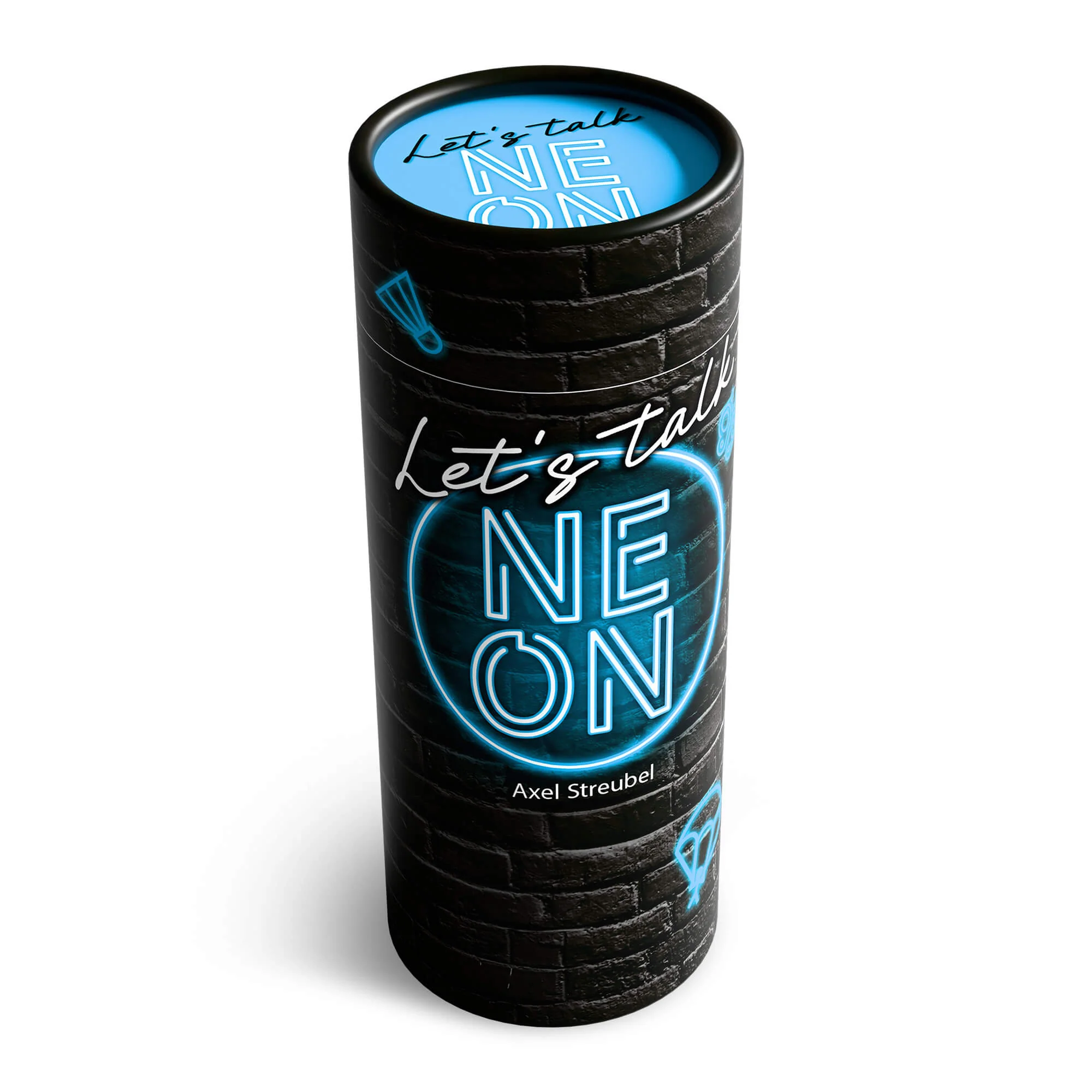 Let's Talk NEON Party Game with 50 Double-Sided Tiles