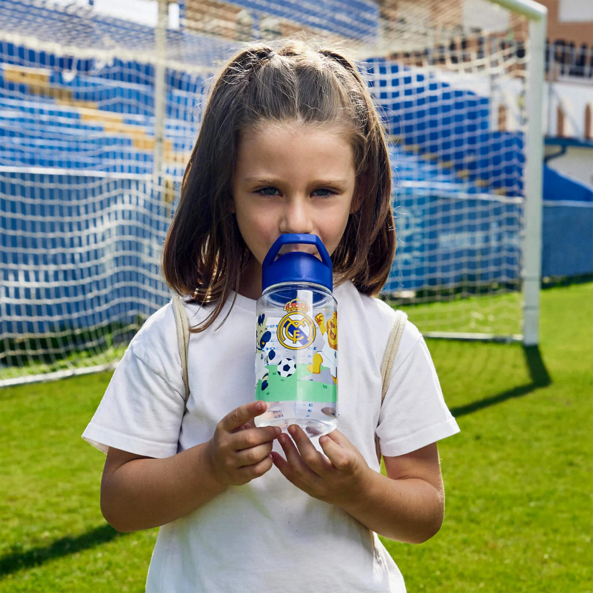 Real Madrid Kiddie Water Bottle for Kids Ages 3-7