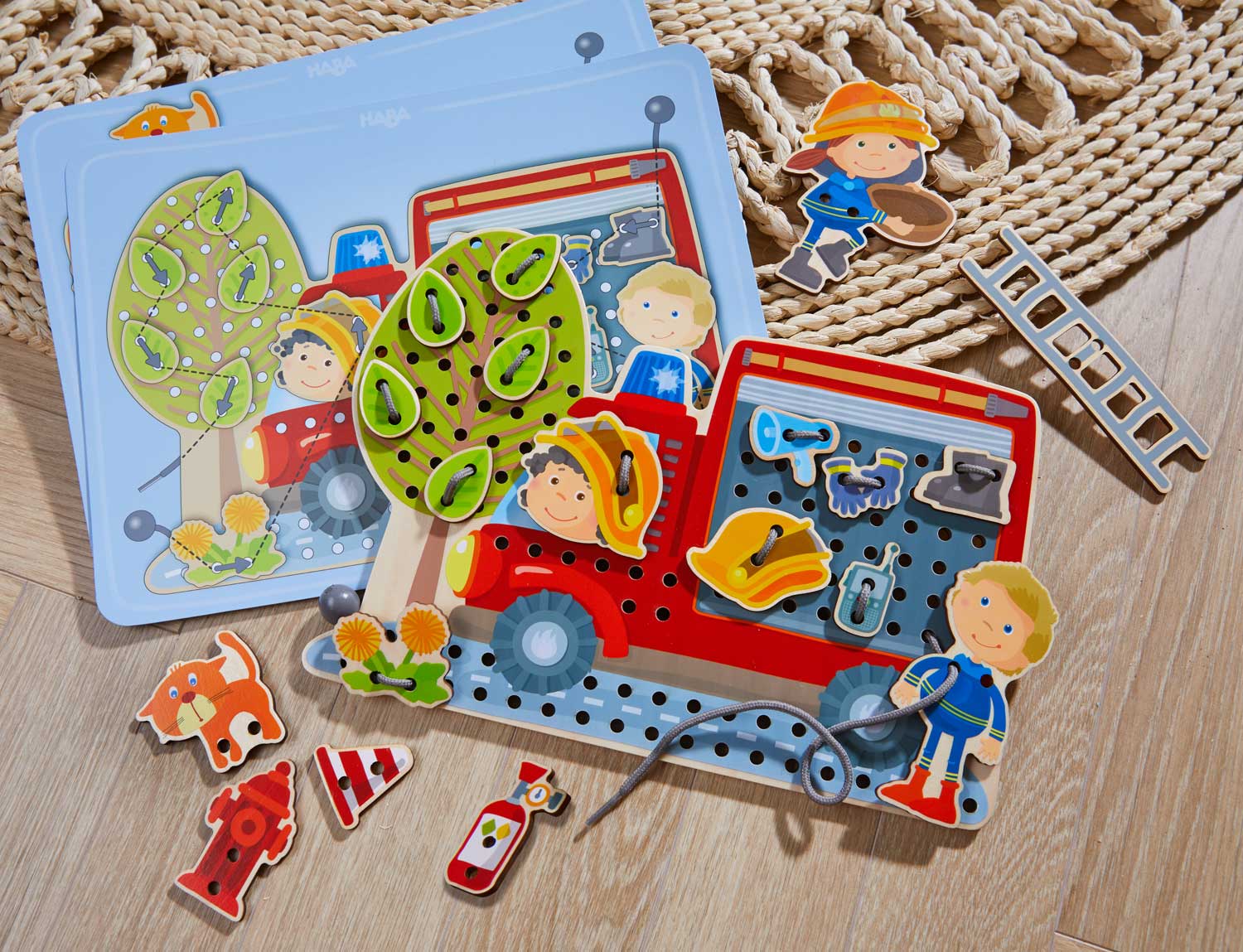 In Action! Threading & Lacing Game for Fire Brigade Fans