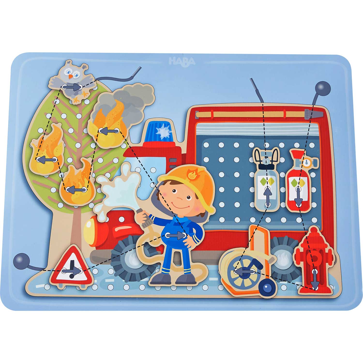 In Action! Threading & Lacing Game for Fire Brigade Fans