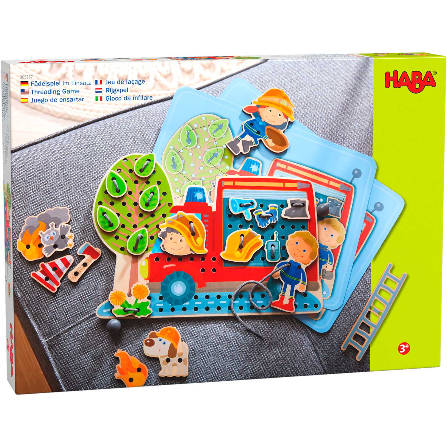In Action! Threading & Lacing Game for Fire Brigade Fans