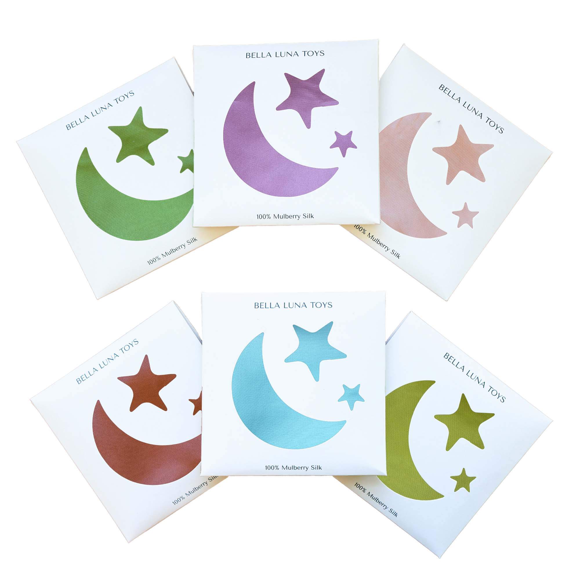 Bella Luna Toys Earth Mother Play Silks in Six Nature-Inspired Shades