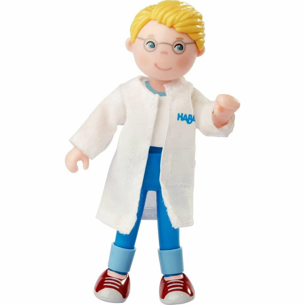Little Friends Doctor Andreas Bendable Doll with Removable Lab Coat