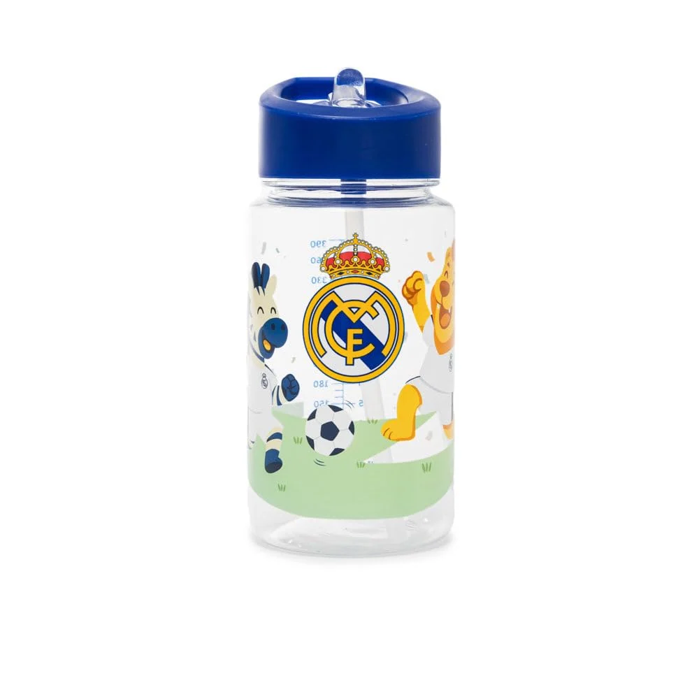 Real Madrid Kiddie Water Bottle for Kids Ages 3-7