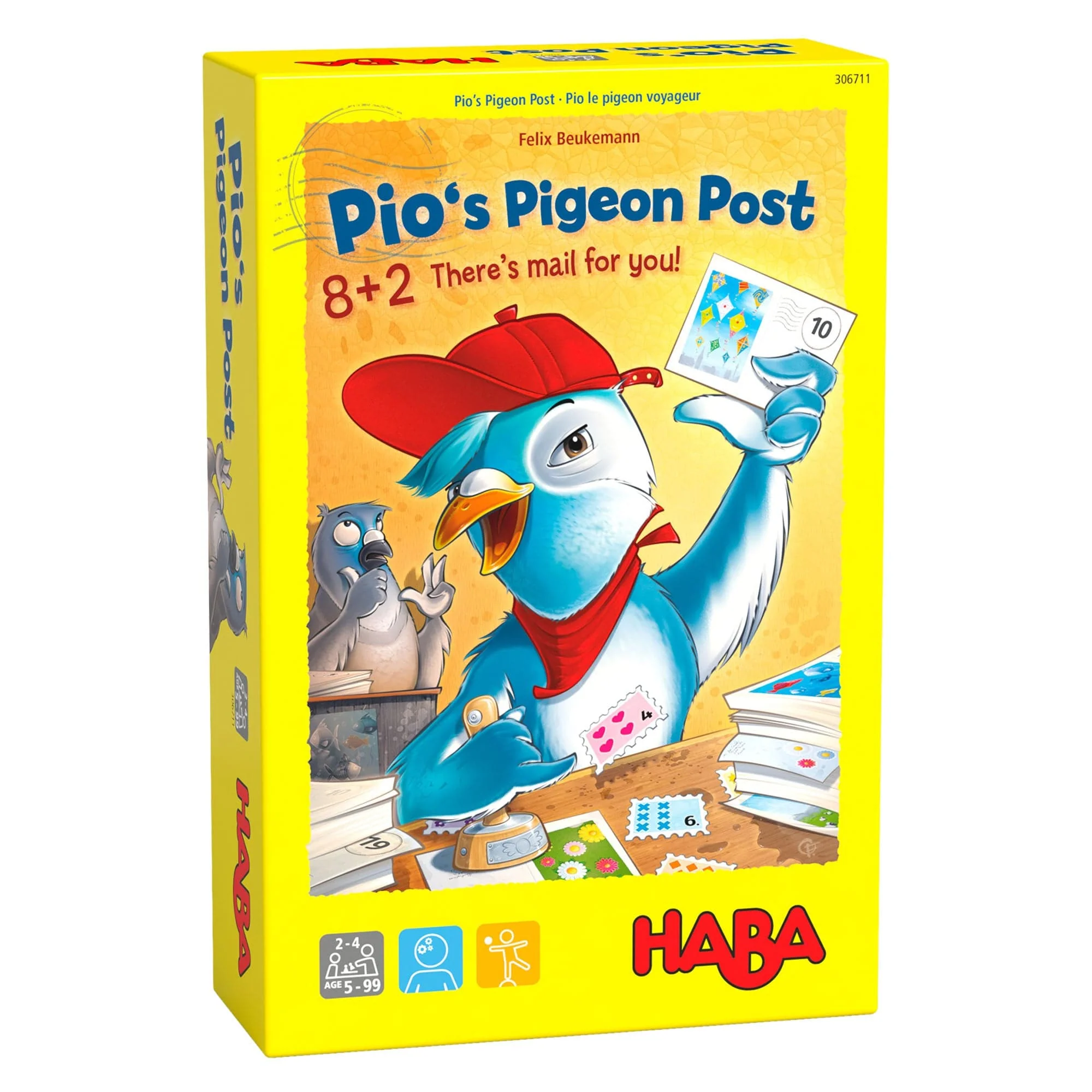 Pio's Pigeon Post Game for 2-4 Players Ages 3 and Up