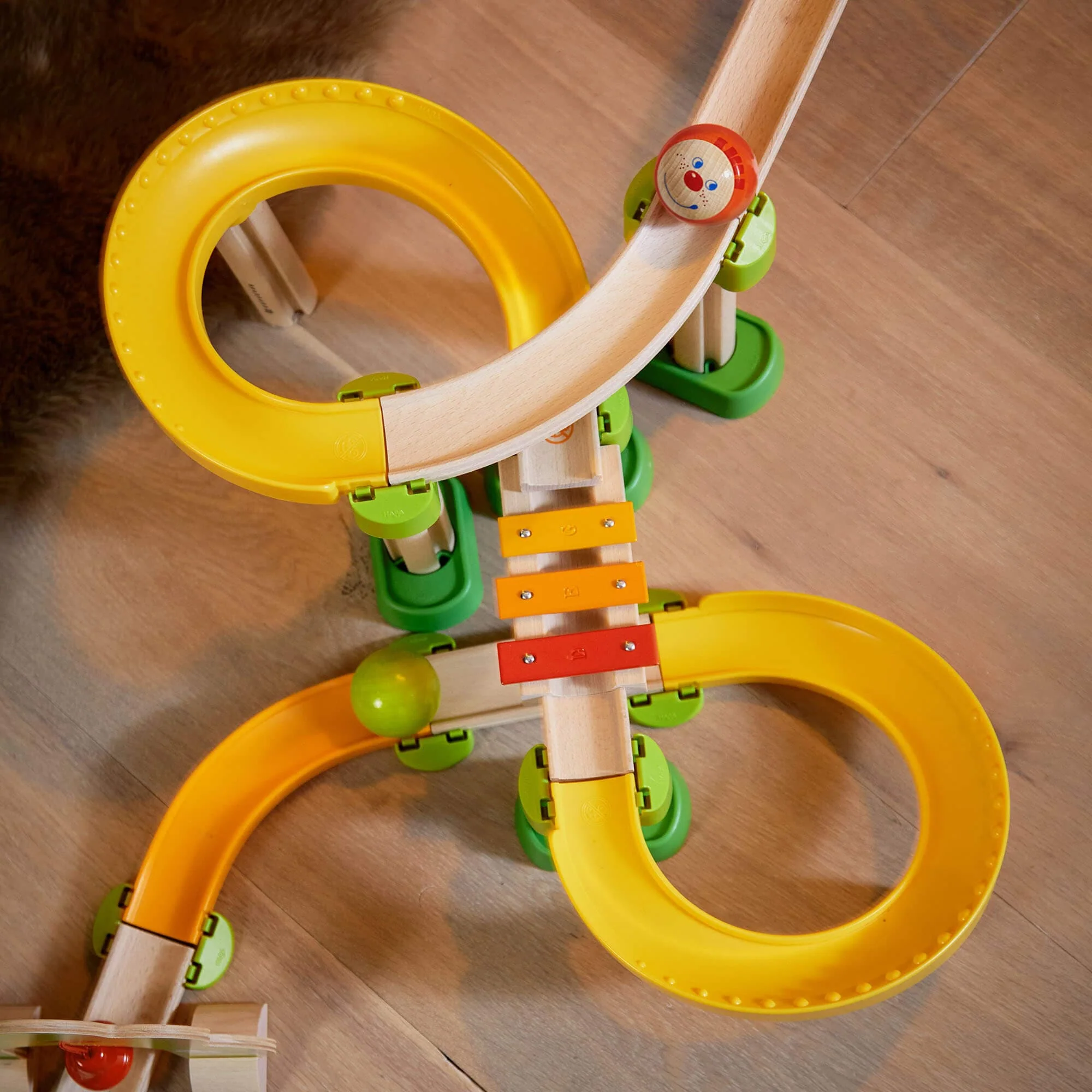 Kullerbu Sim-Sala-Kling Wooden Ball Track Set with Music