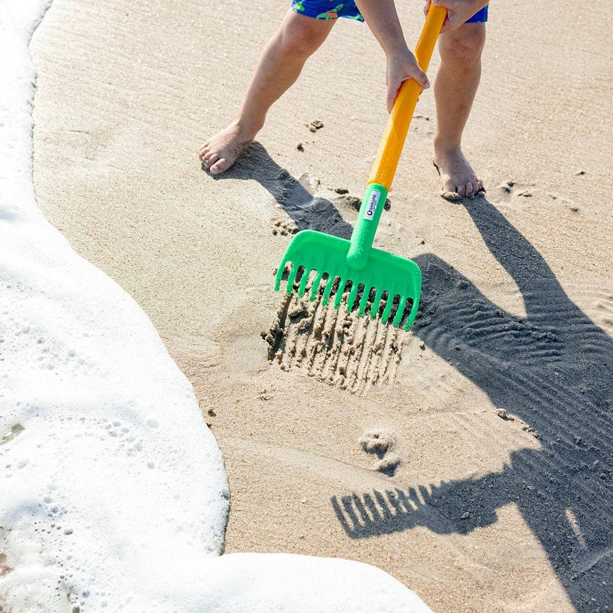 Spielstabil Children's Long Handled Garden Rake for Yard and Beach