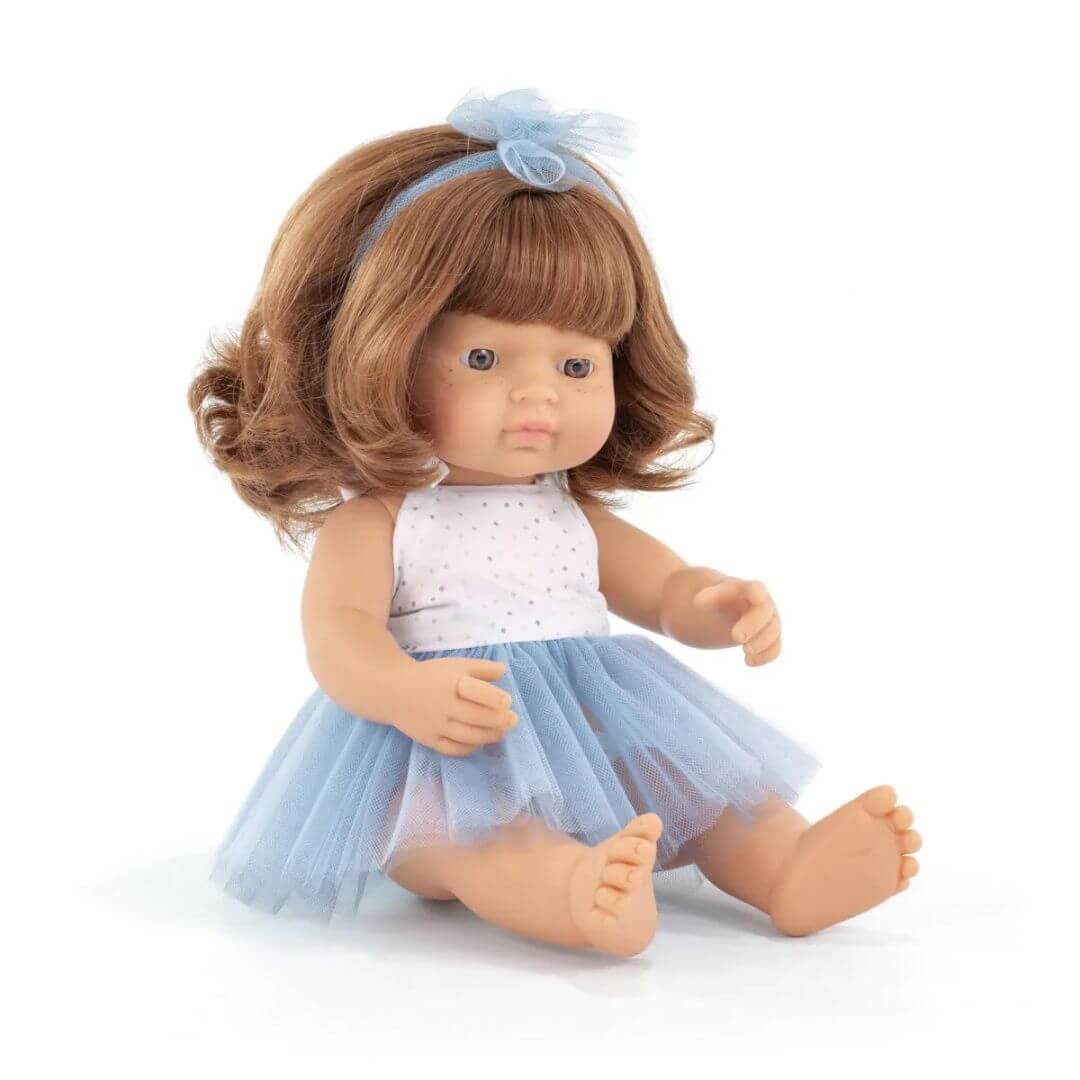 Miniland My Friends & Me 15" Doll with Red Hair, Girl