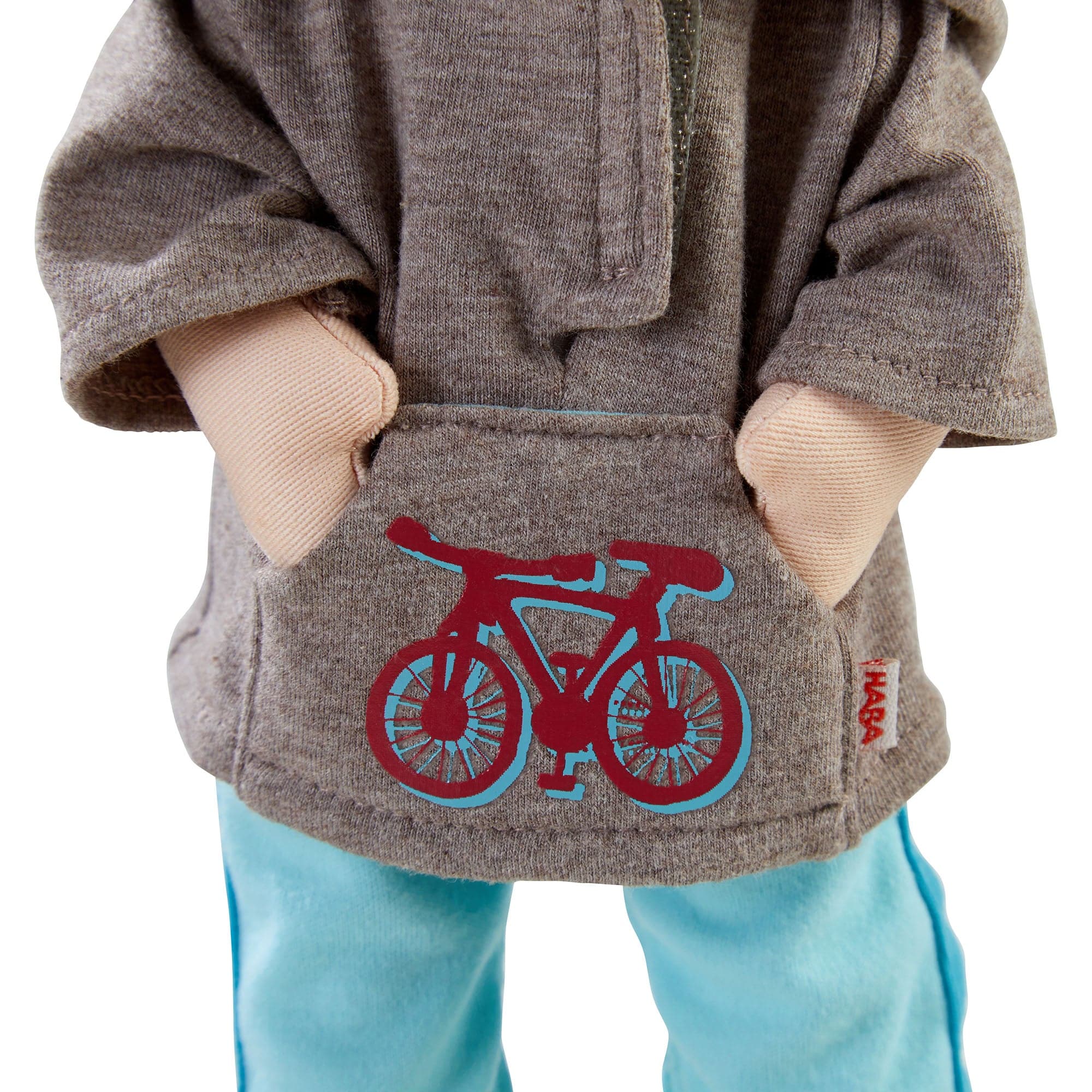 Doll Lian with Hoodie Soft Doll with Chenille Hair