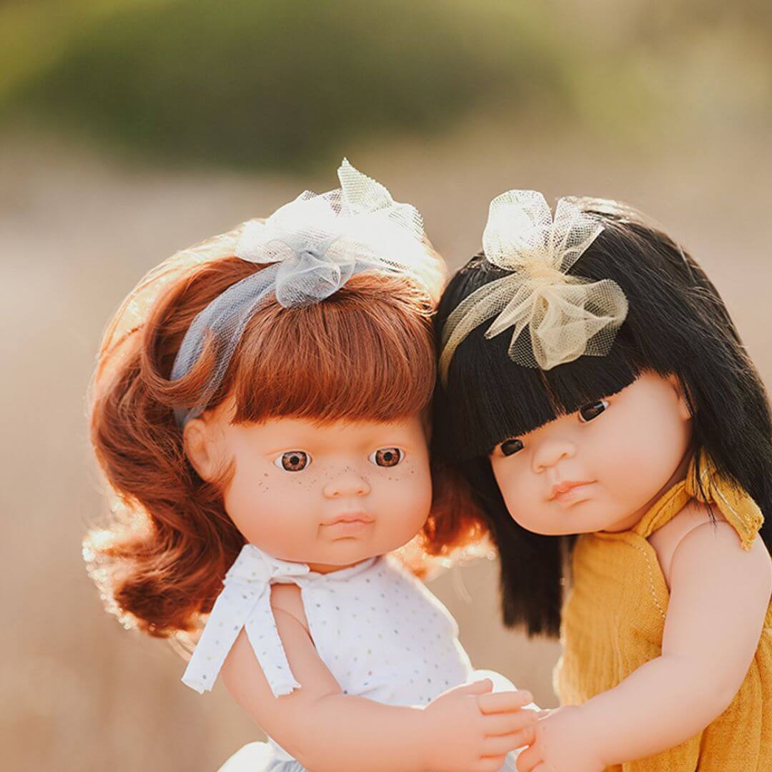 Miniland My Friends & Me 15" Doll with Red Hair, Girl