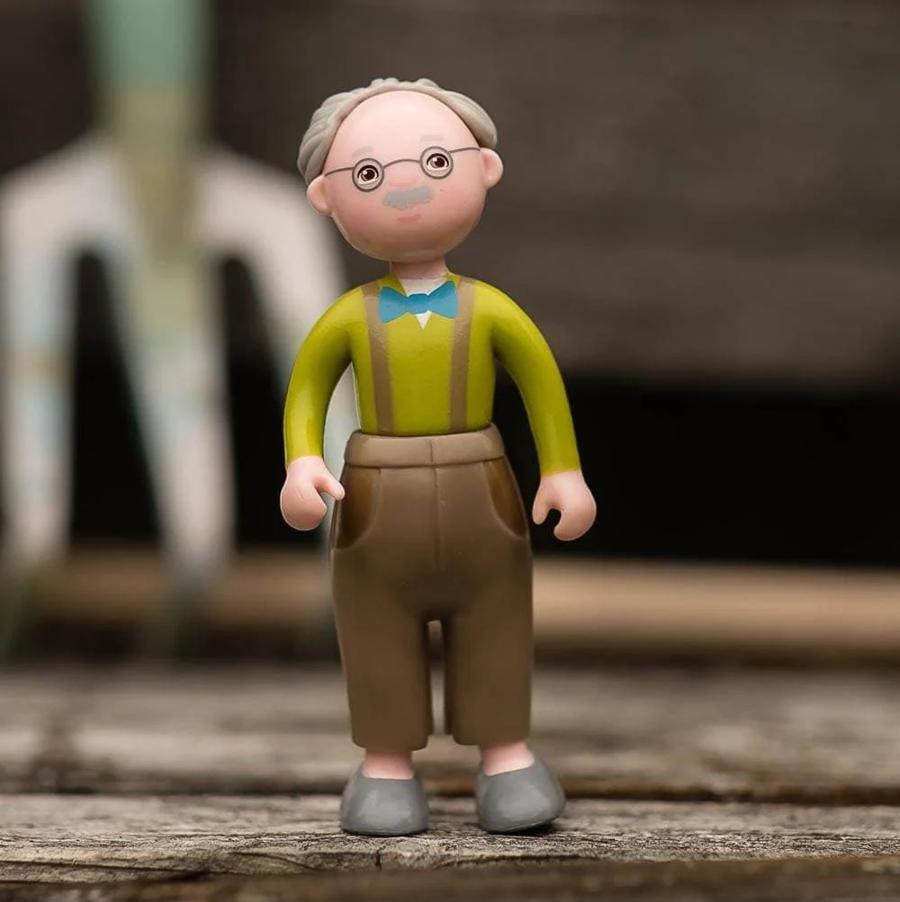 HABA Little Friends Grandpa Kurt 4.5 Inch Bendy Doll
