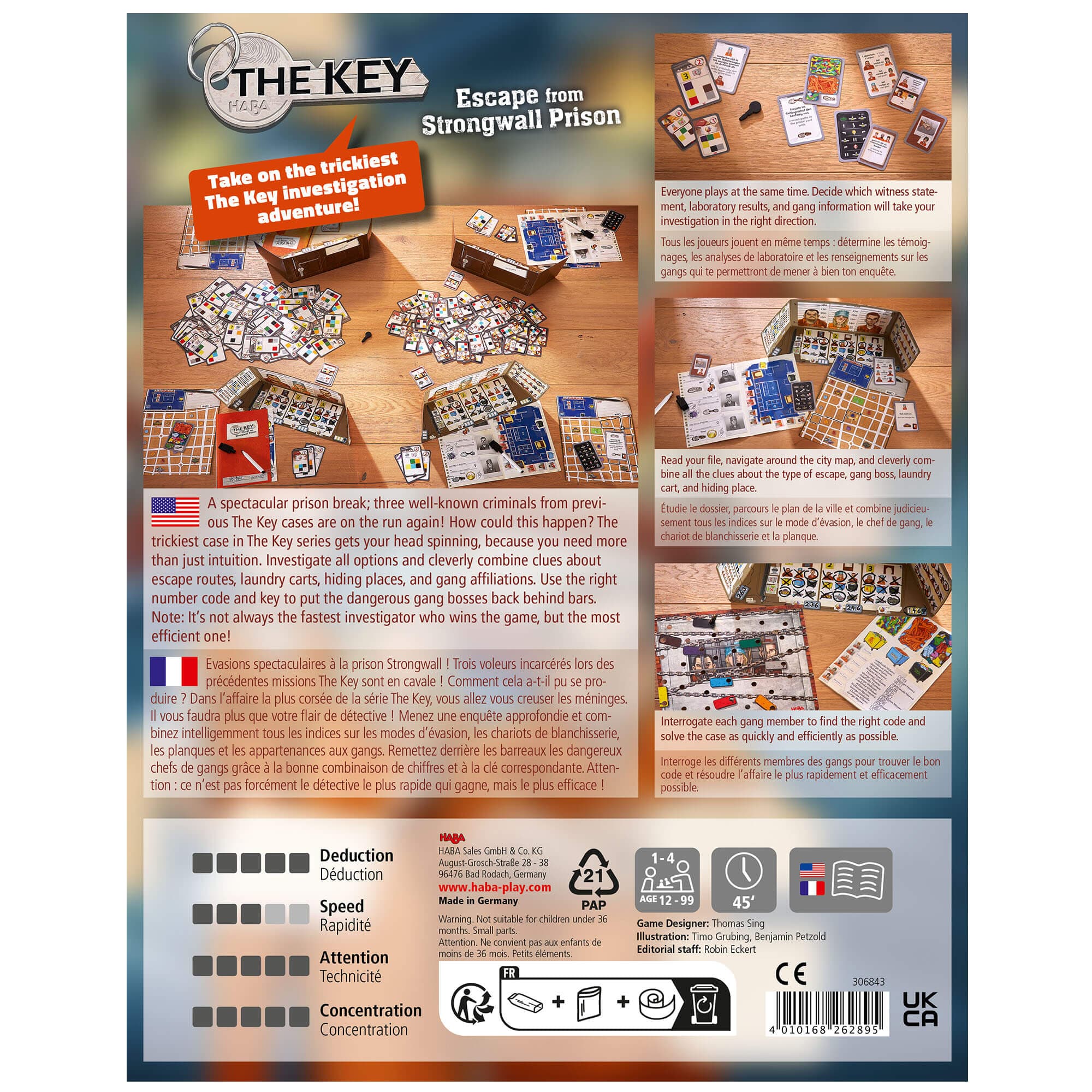 The Key Escape from Strongwall Prison Deduction Game