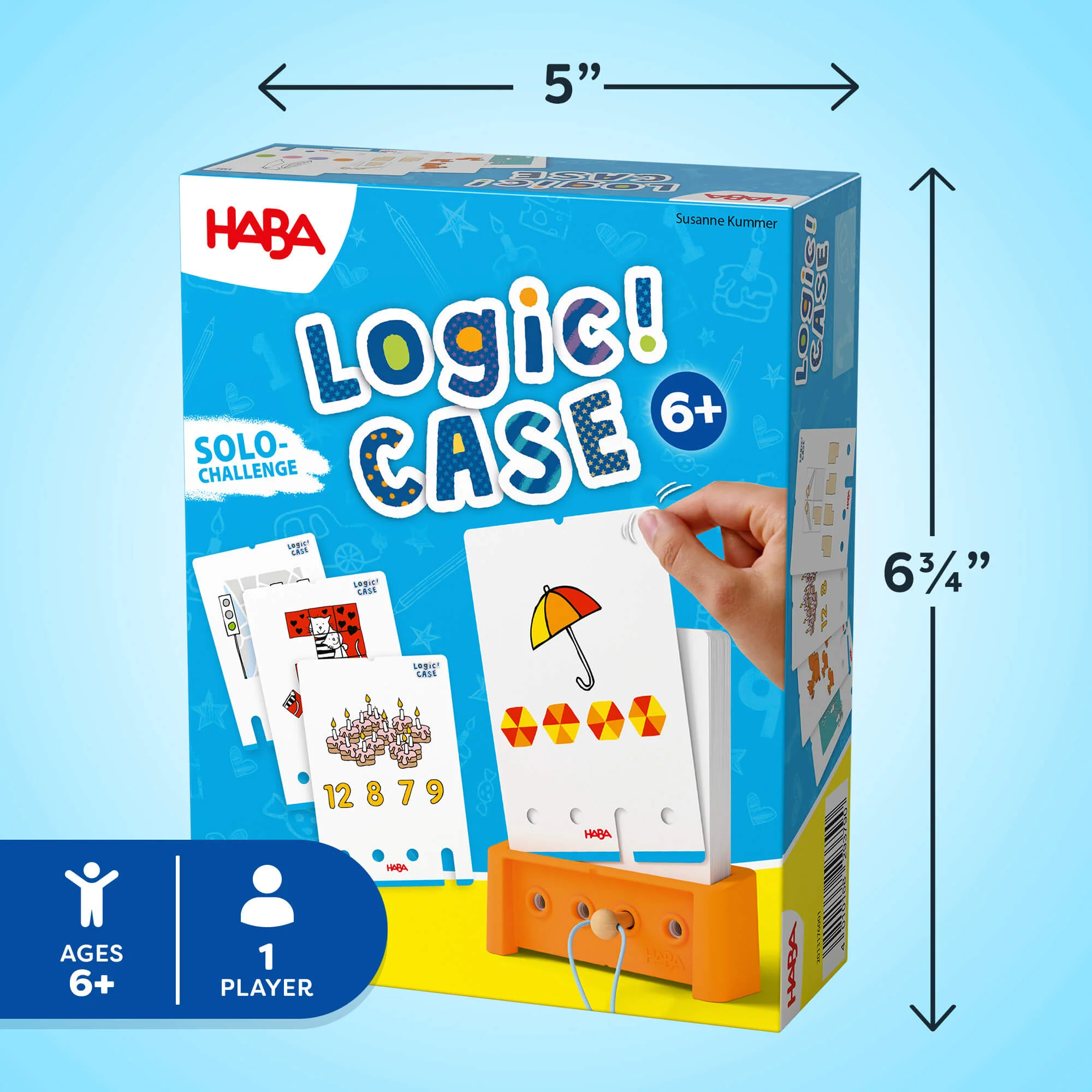 Logic! CASE 6+ Starter Set Visual Puzzle Game for Kids
