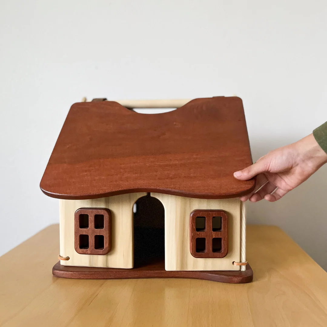 Thimbleberry Cottage Classic Wooden Dollhouse by Bella Luna Toys